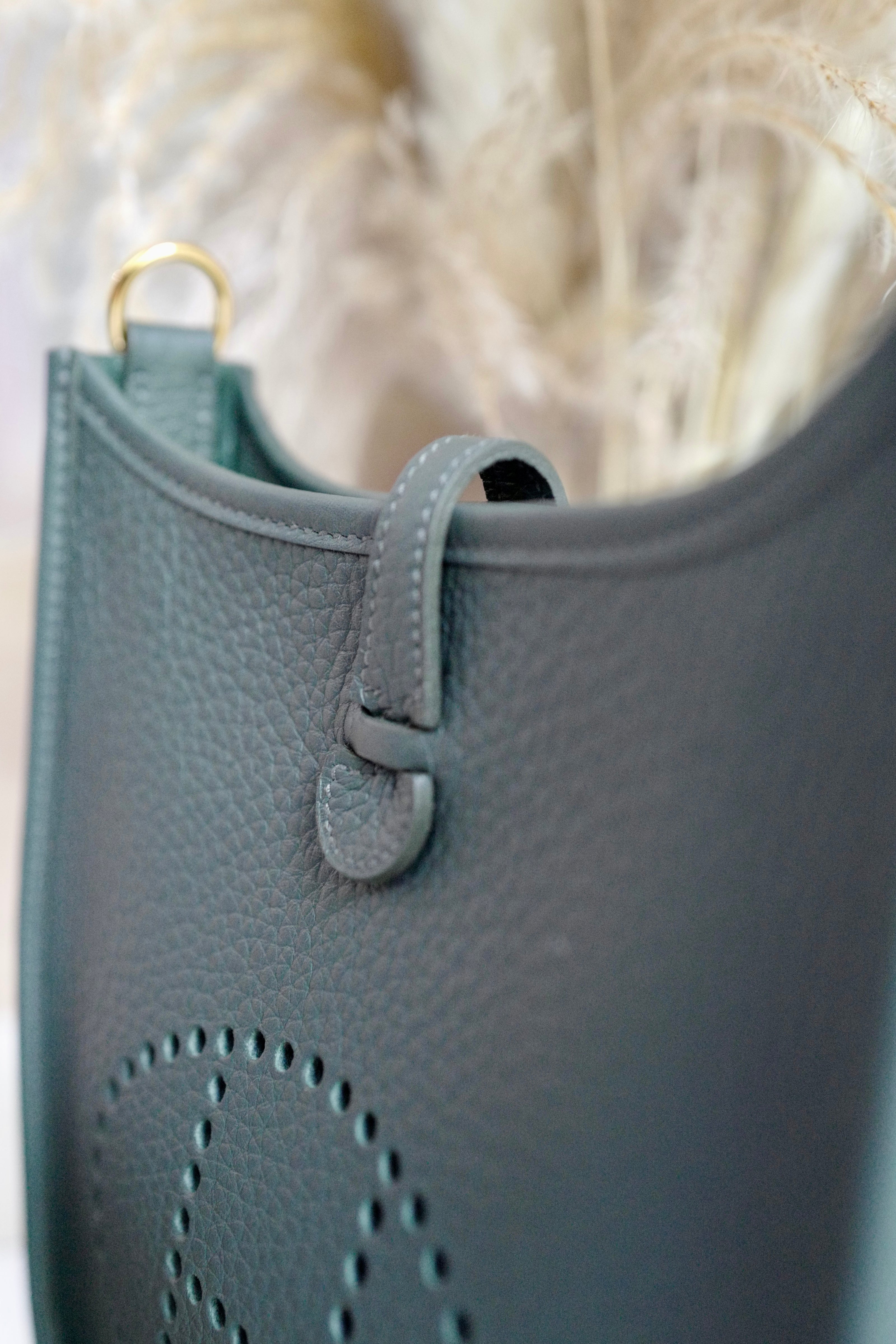 BNIB Hermes Mini Evelyne 16 Amazone Vert Mangrove ghw