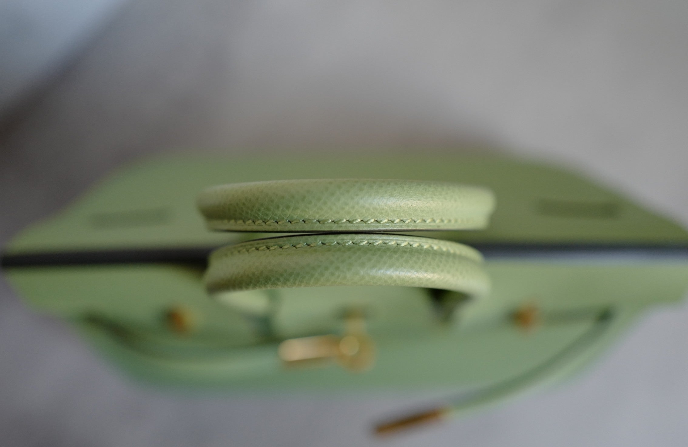 BNIB Hermès Birkin 25 Vert Criquet Epsom Sellier with Gold Hardware