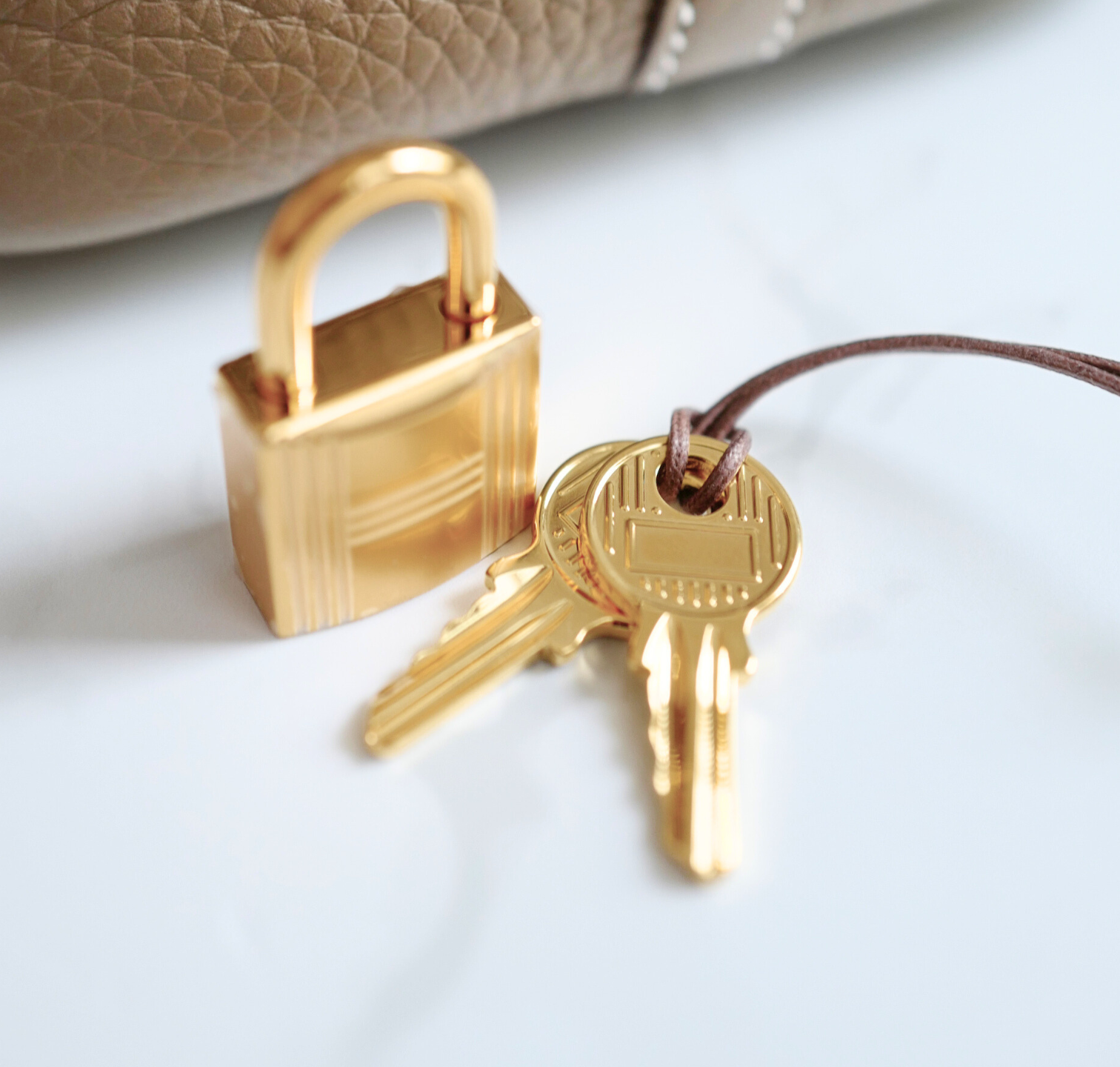 BNIB Hermes Picotin 18 Etoupe Clemence Leather with Gold Hardware