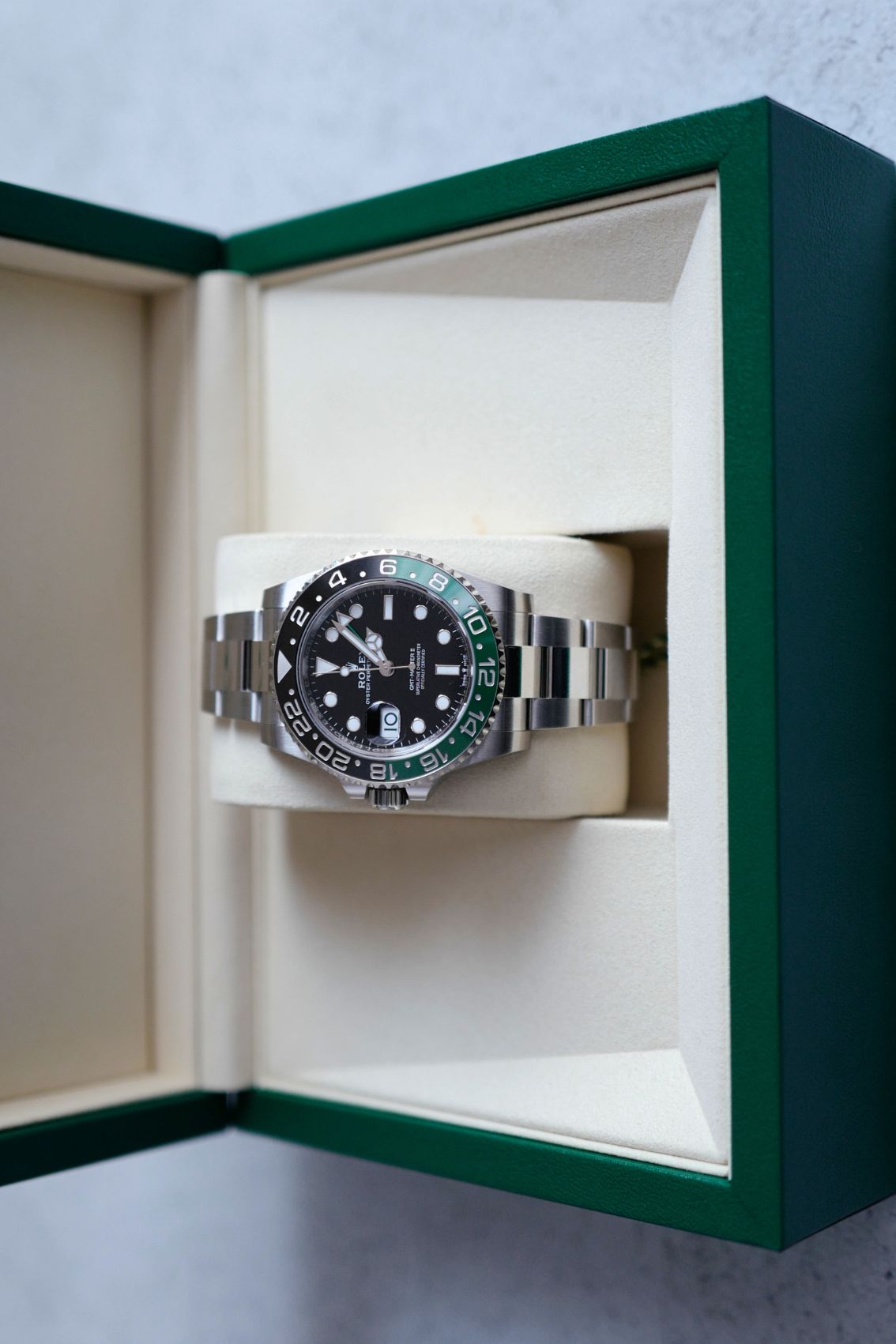 Rolex GMT Master II Black Sprite Oystersteel 40mm