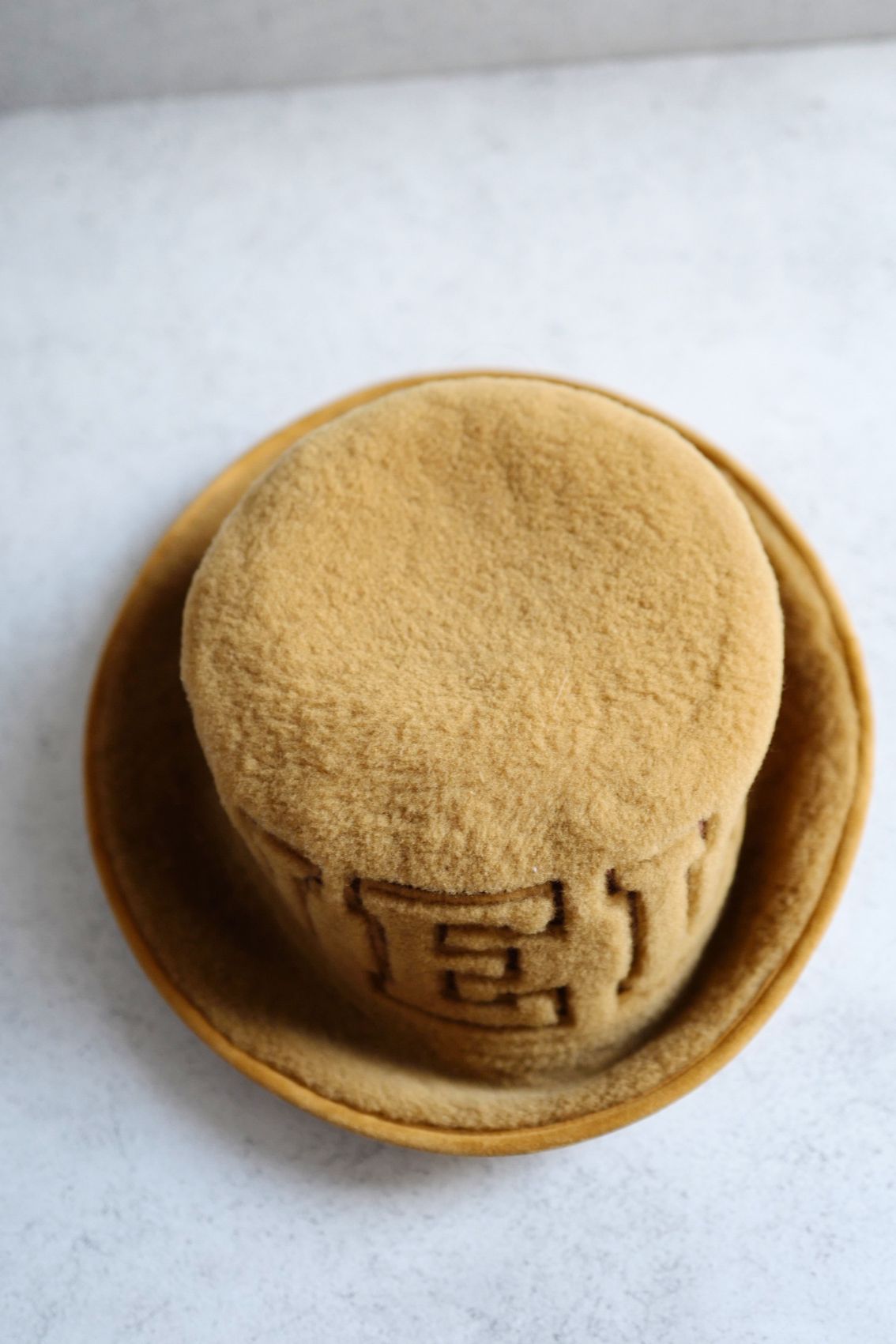 BNIB Chanel Bucket Hat Shearling Fur Beige Coco Neige 24N Size S