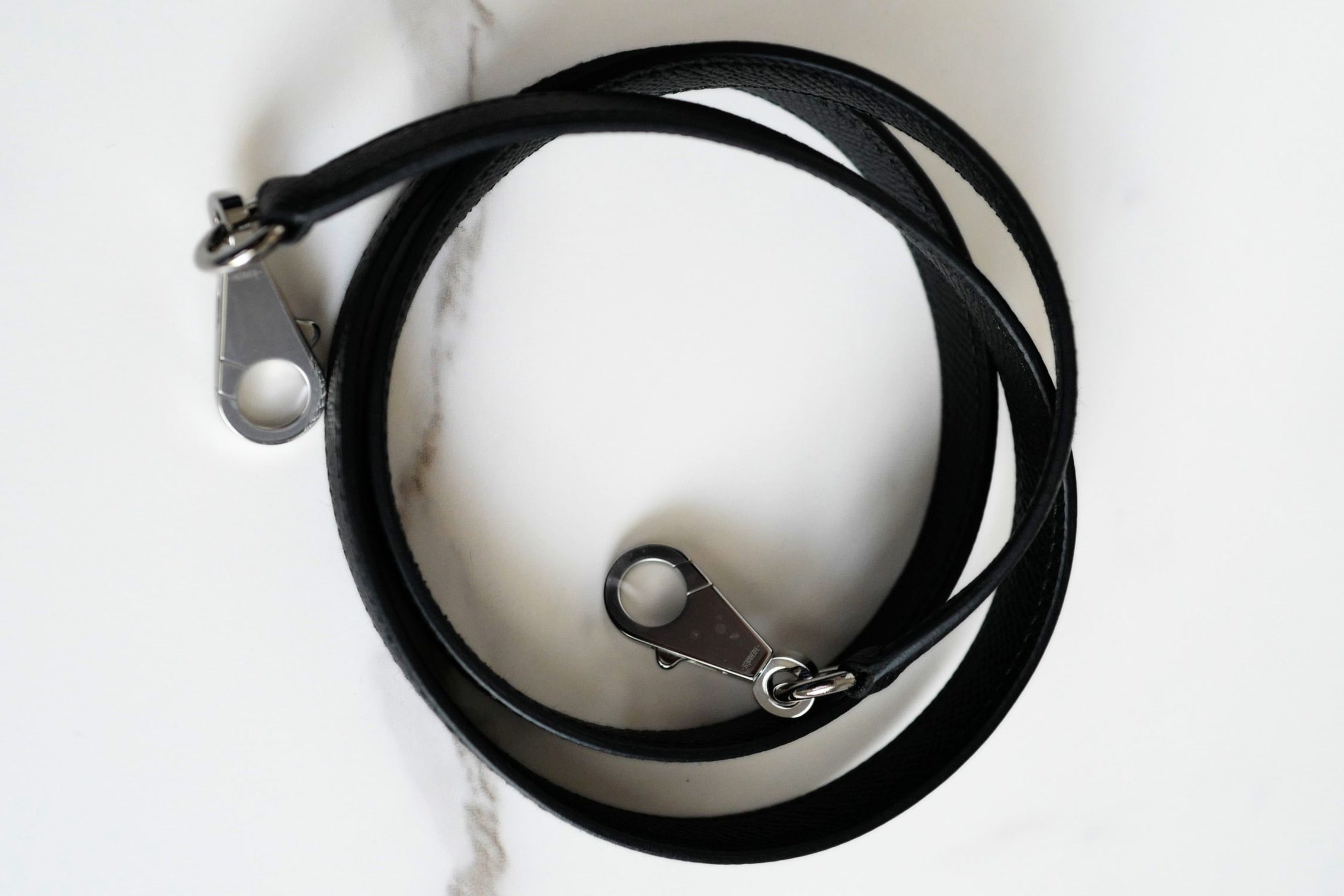 Hermès Kelly 25 Black Epsom Sellier Palladium Hardware K Stamp 2026