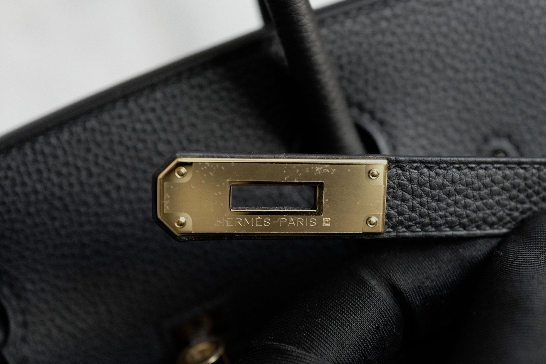 BNIB Hermes Birkin 30 Black Togo Leather Gold Hardware G Stamp 2026