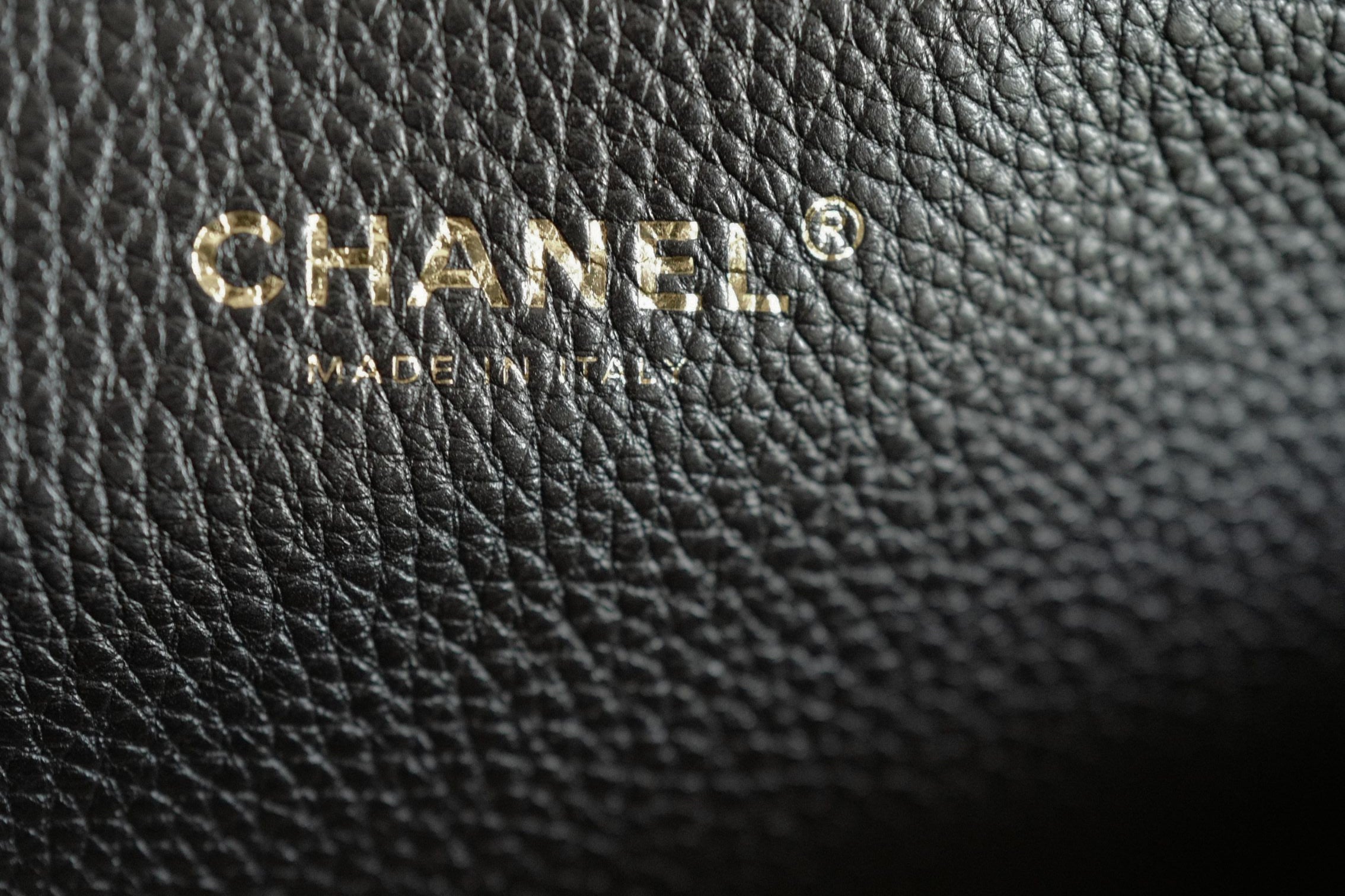 Chanel 26S Small Shopping Bag Matthieu Blazy Black/Ecru Tweed Leather SS26