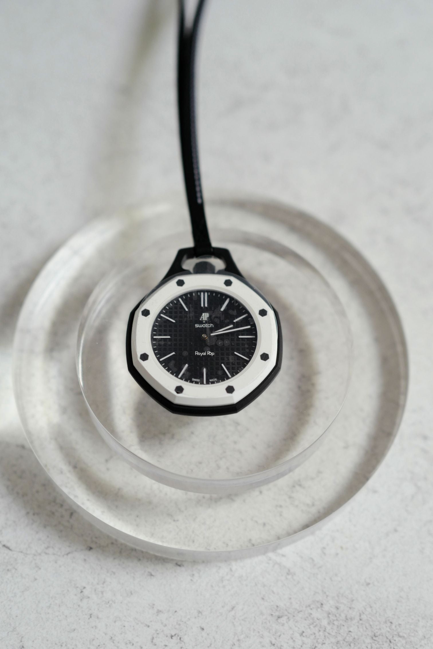 Audemars Piguet x Swatch Royal Pop Panda Black White Mechanical Watch