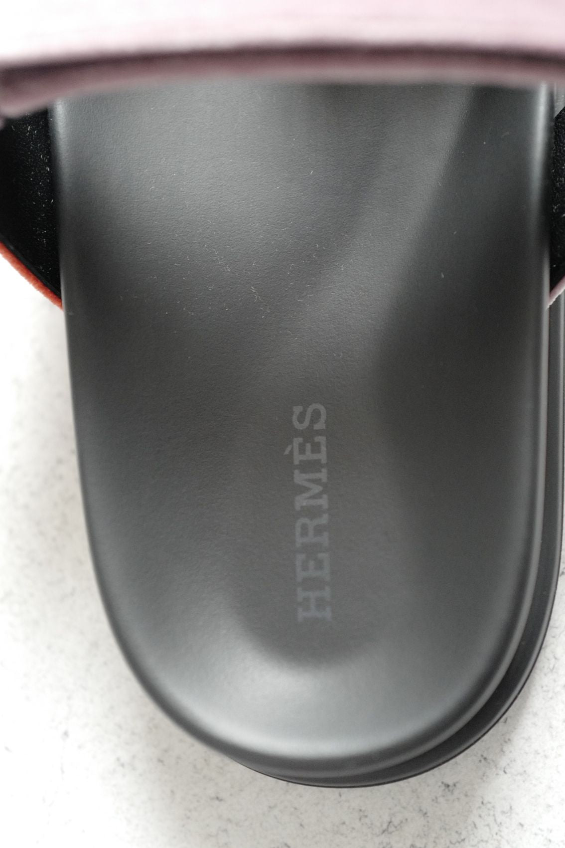 *BNIB* Hermes Women's Chypre Suede Goat Skin Orange Canyon/Bruyere Size 37.5