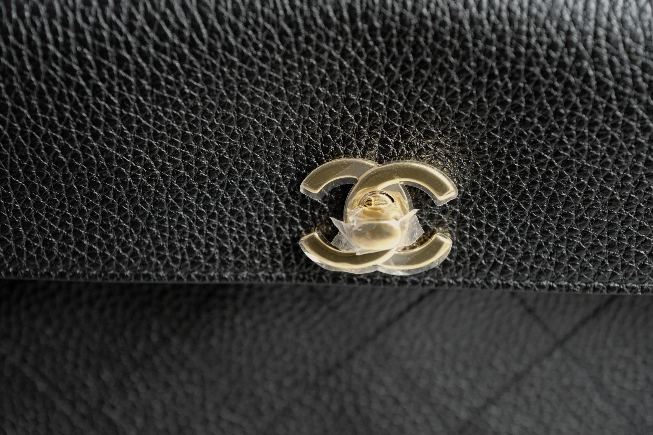 Chanel 26S Small Shopping Bag "Matthieu Blazy's" Black Calfskin Gold Hardware