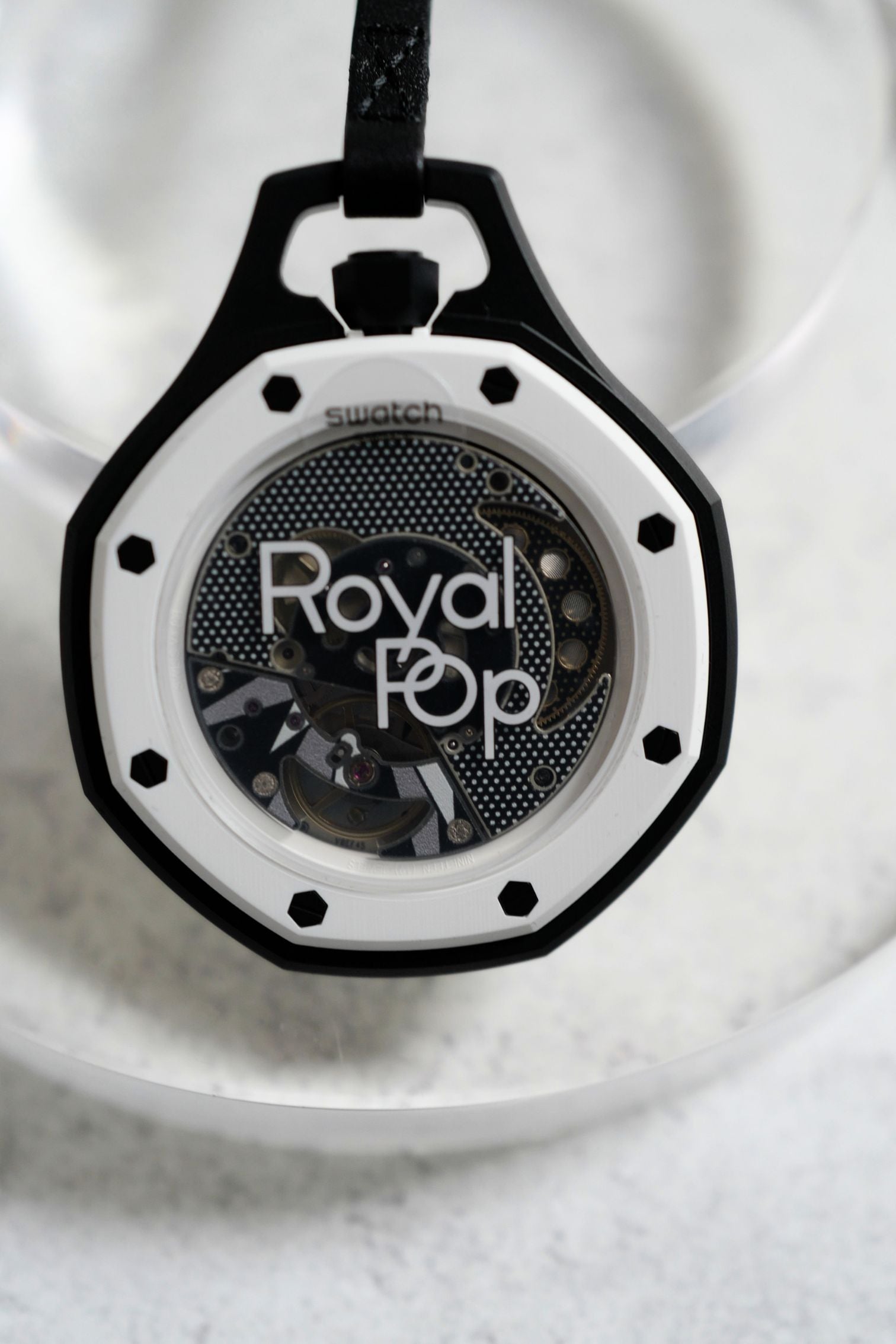 Audemars Piguet x Swatch Royal Pop Panda Black White Mechanical Watch
