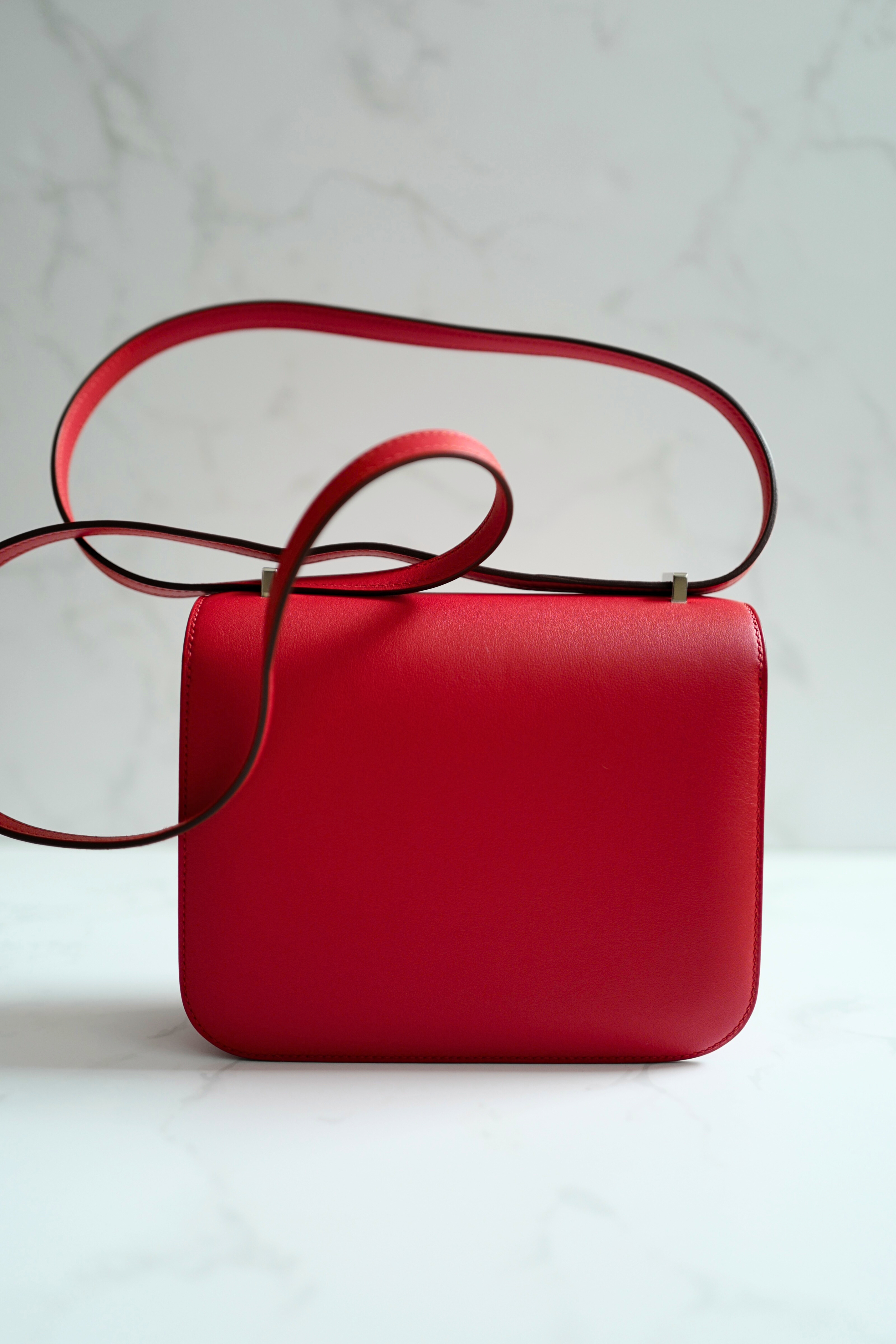 BNIB Hermes Mini Constance 18 Mirror Dancing Flowers Rouge Coeur with Palladium HW 2025