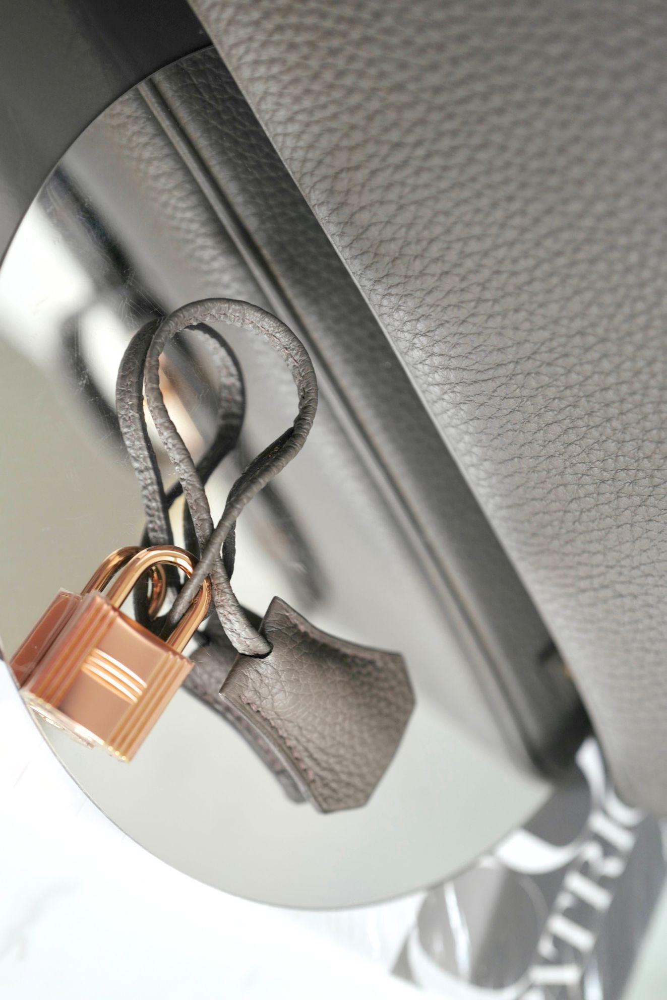 Hermès Birkin 25 Etain Togo Leather Gold Hardware Z Stamp