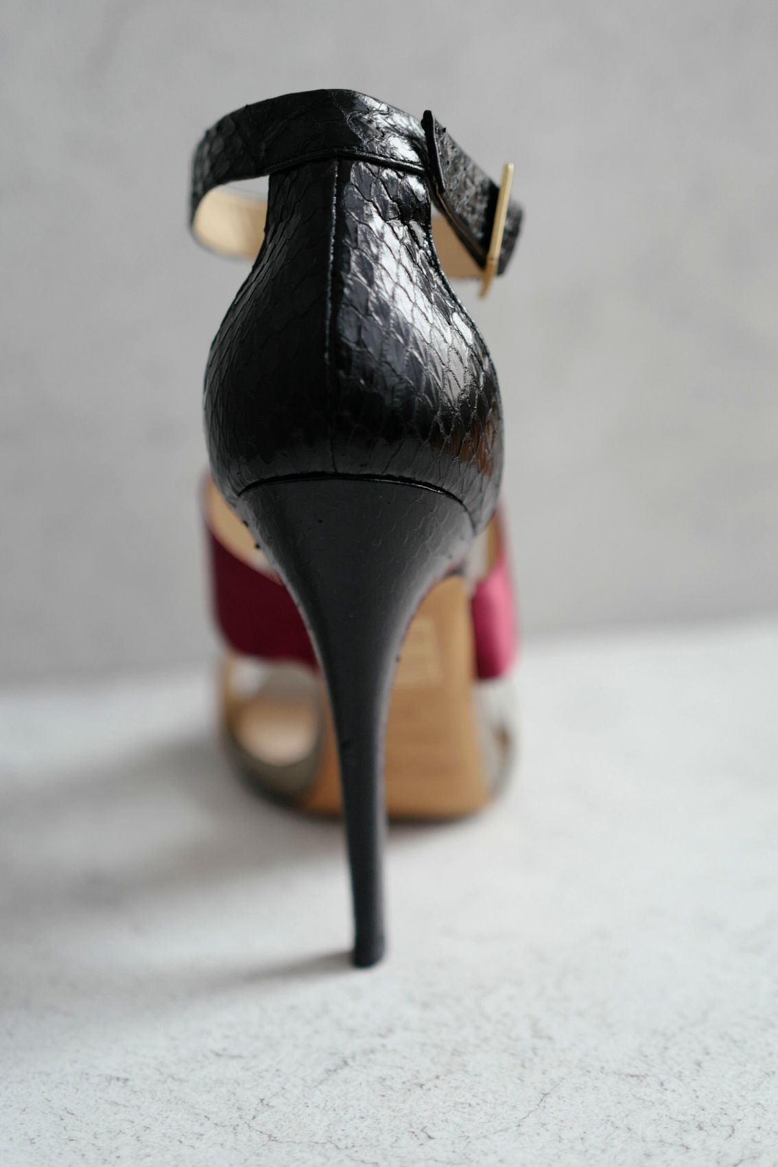 Preloved Jimmy Choo Heels Fedora Razor Sequins size 36.5