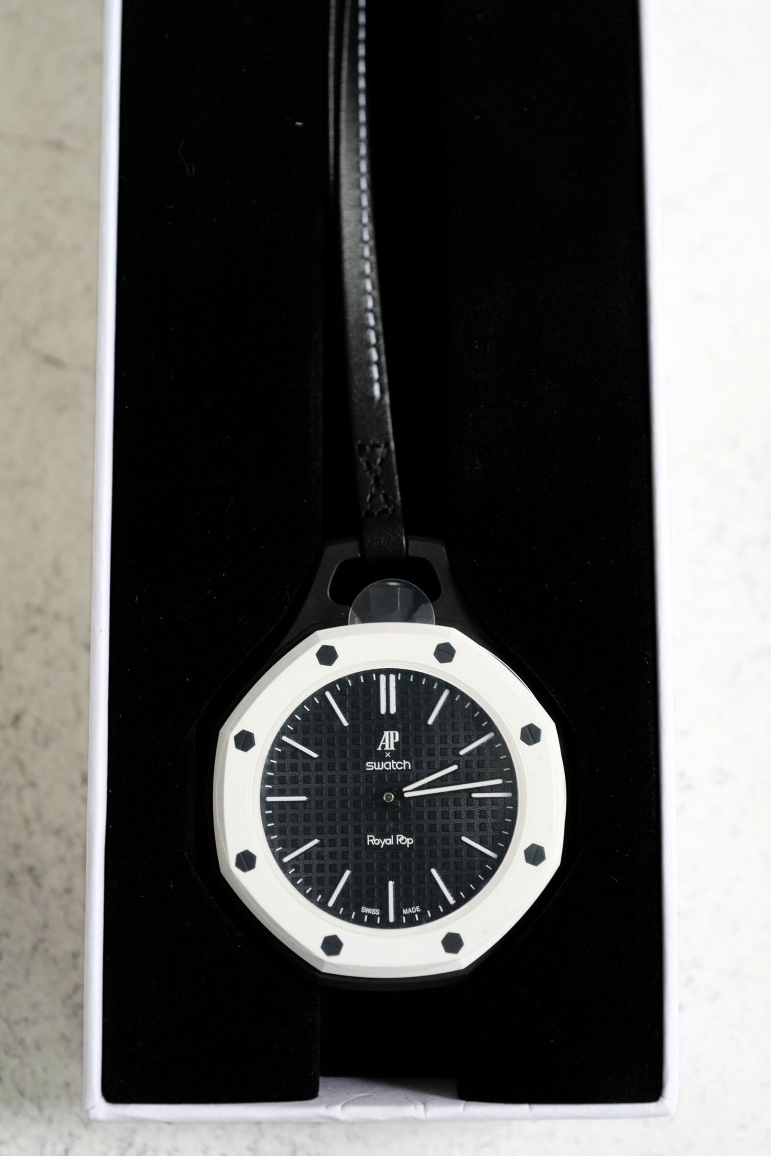 Audemars Piguet x Swatch Royal Pop Panda Black White Mechanical Watch