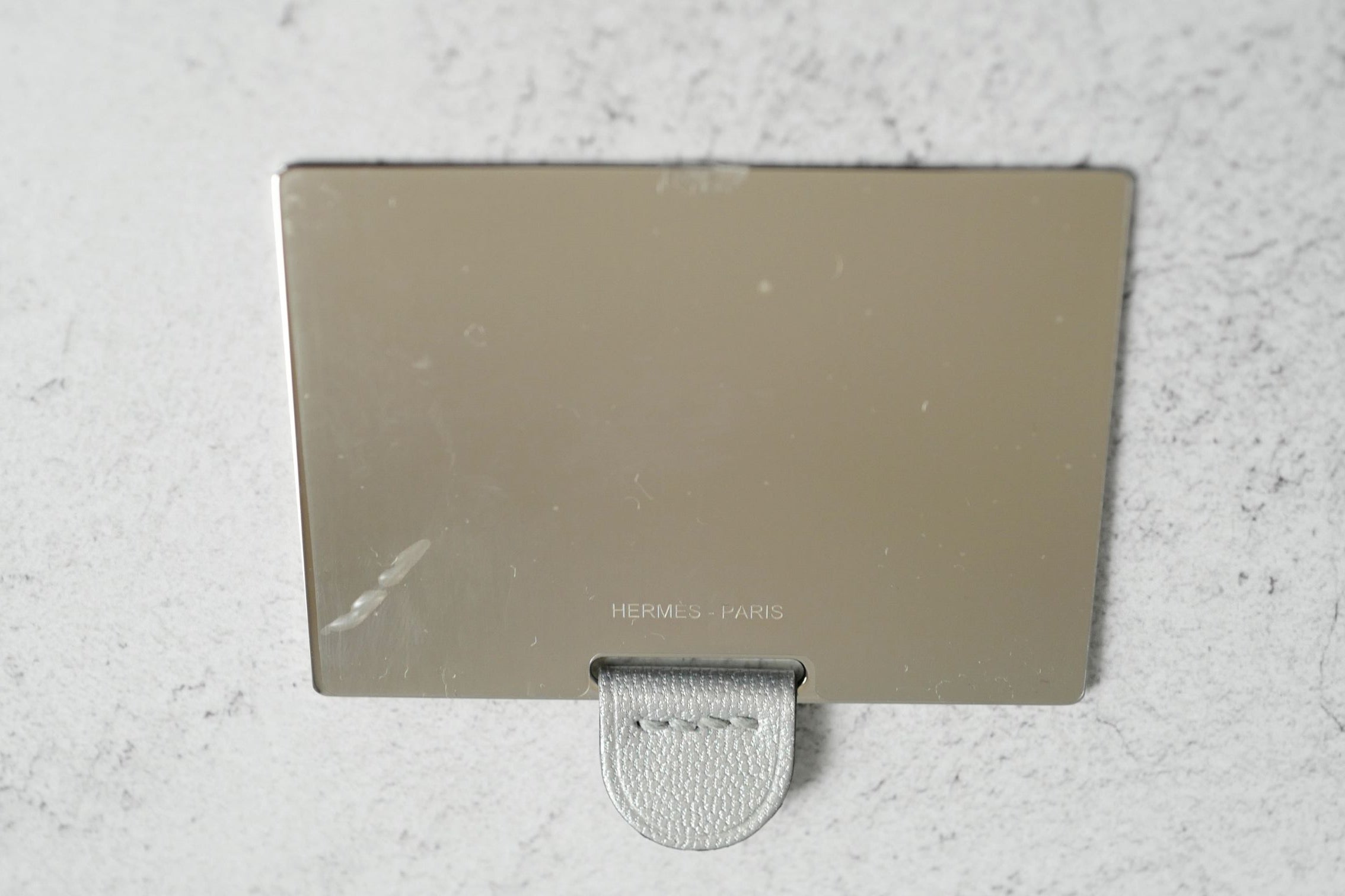 BNIB Hermes Clutch Sanglons Argent Chamkila Goatskin PHW G Stamp 2026