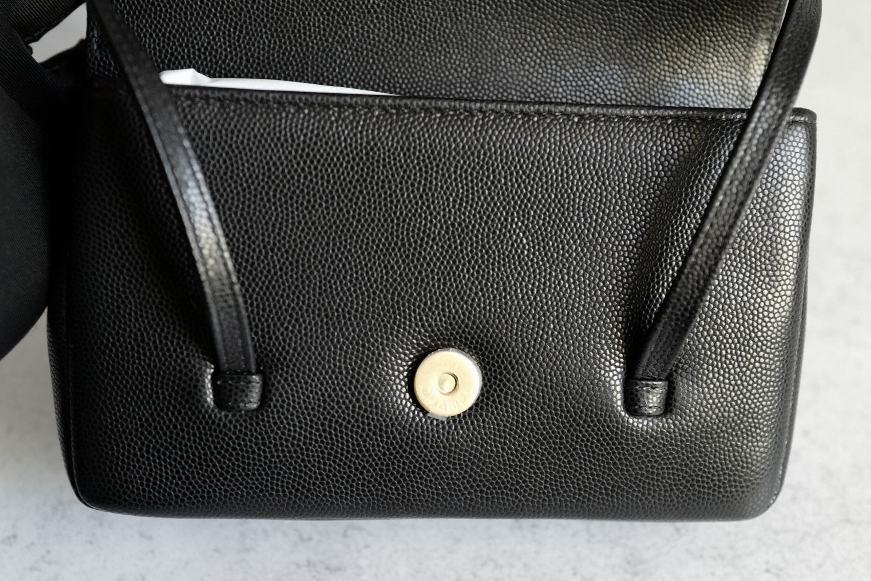 Chanel 26 Preppy Coco 17 Mini Black Grained Shiny Calfskin Gold Hardware