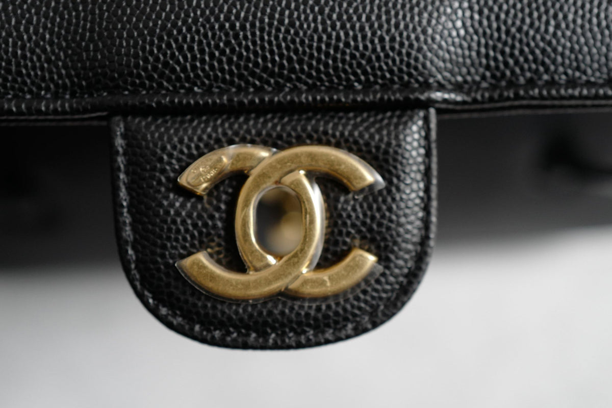 Chanel 26S Preppy Coco 22 Small Black Grained Calfskin GHW Matthieu Blazy