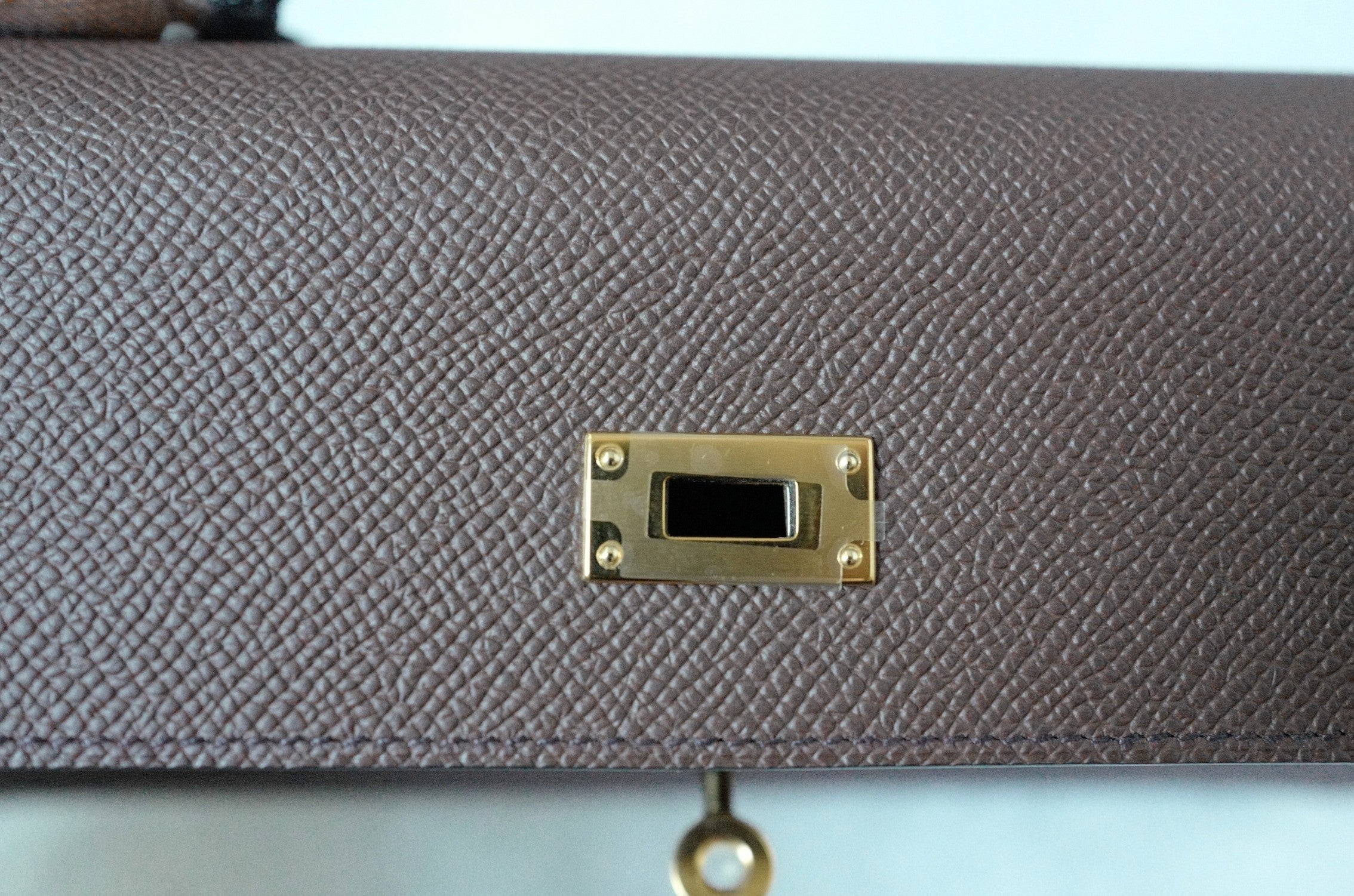 Hermès Kelly To Go Rouge Sellier Epsom Leather Gold Hardware Crossbody Bag