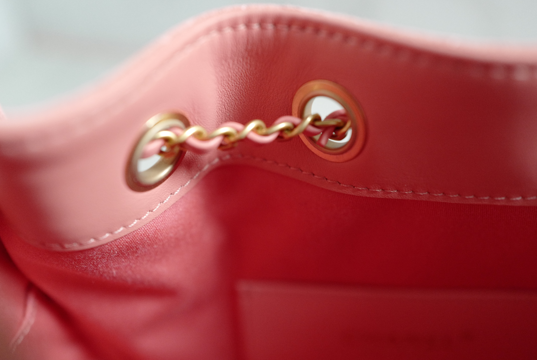 BNIB Chanel 26C Mini Hobo Shoulder Bag in Pink Suede with Gold Hardware