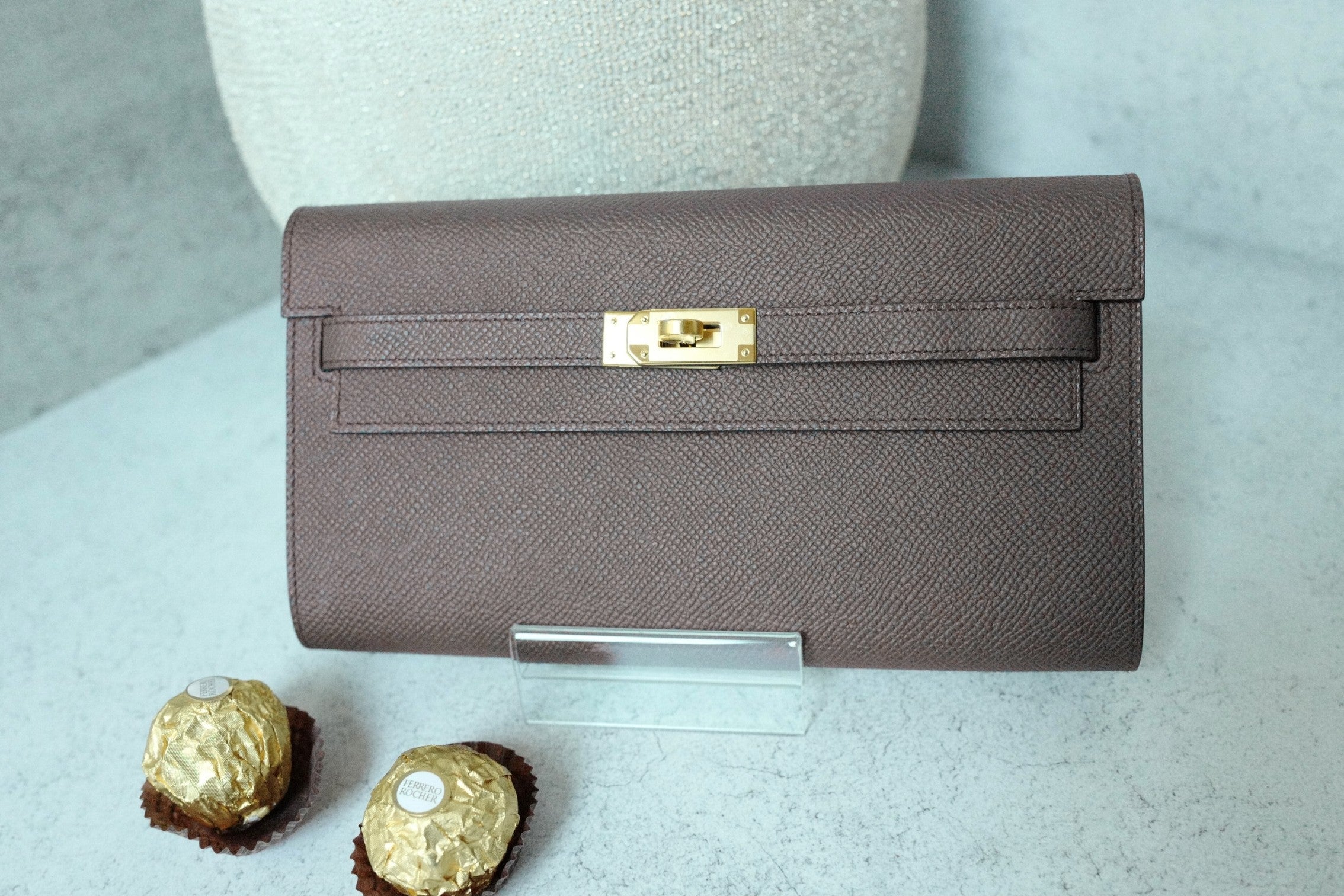 Hermès Kelly To Go Rouge Sellier Epsom Leather Gold Hardware Crossbody Bag