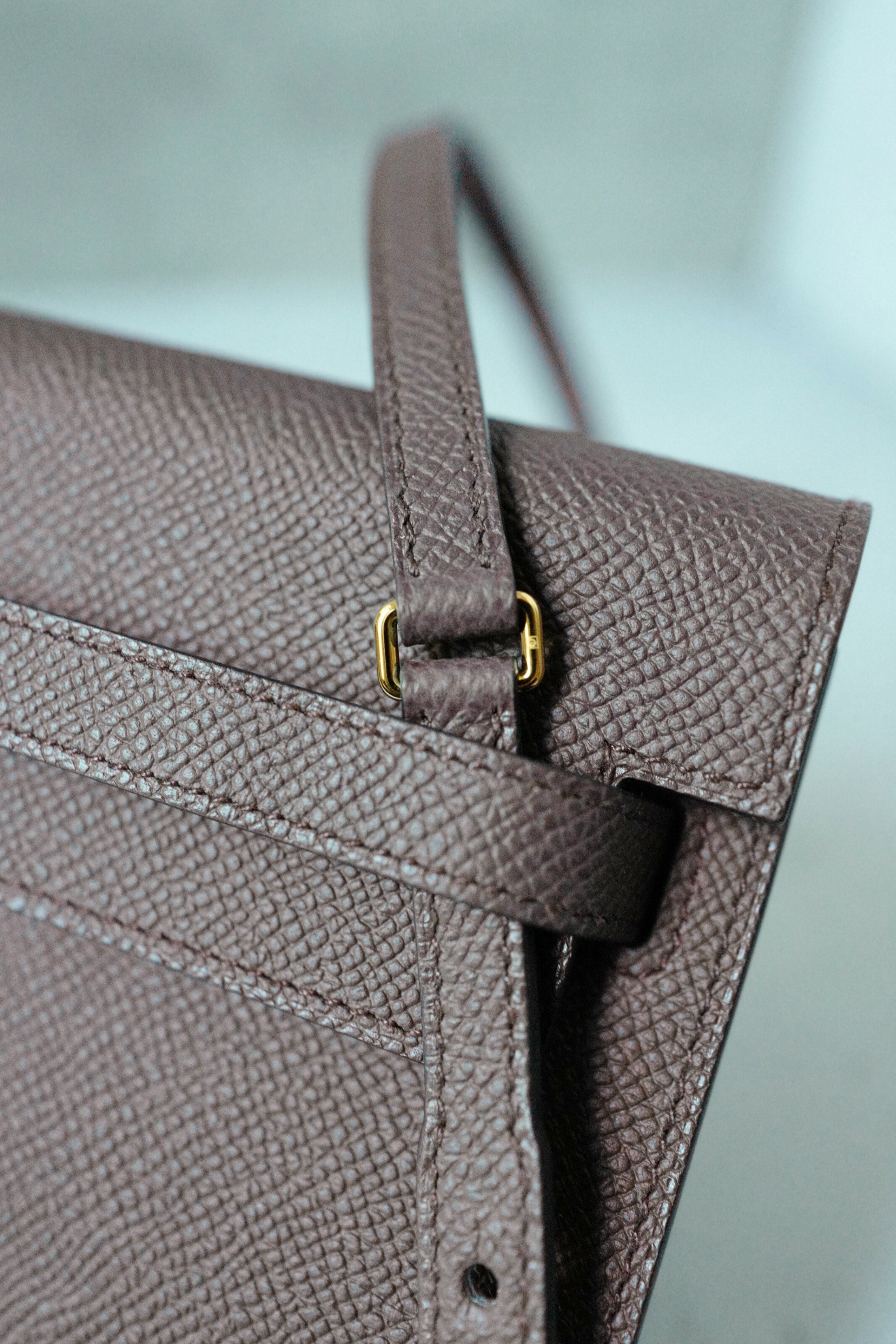 Hermès Kelly To Go Rouge Sellier Epsom Leather Gold Hardware Crossbody Bag