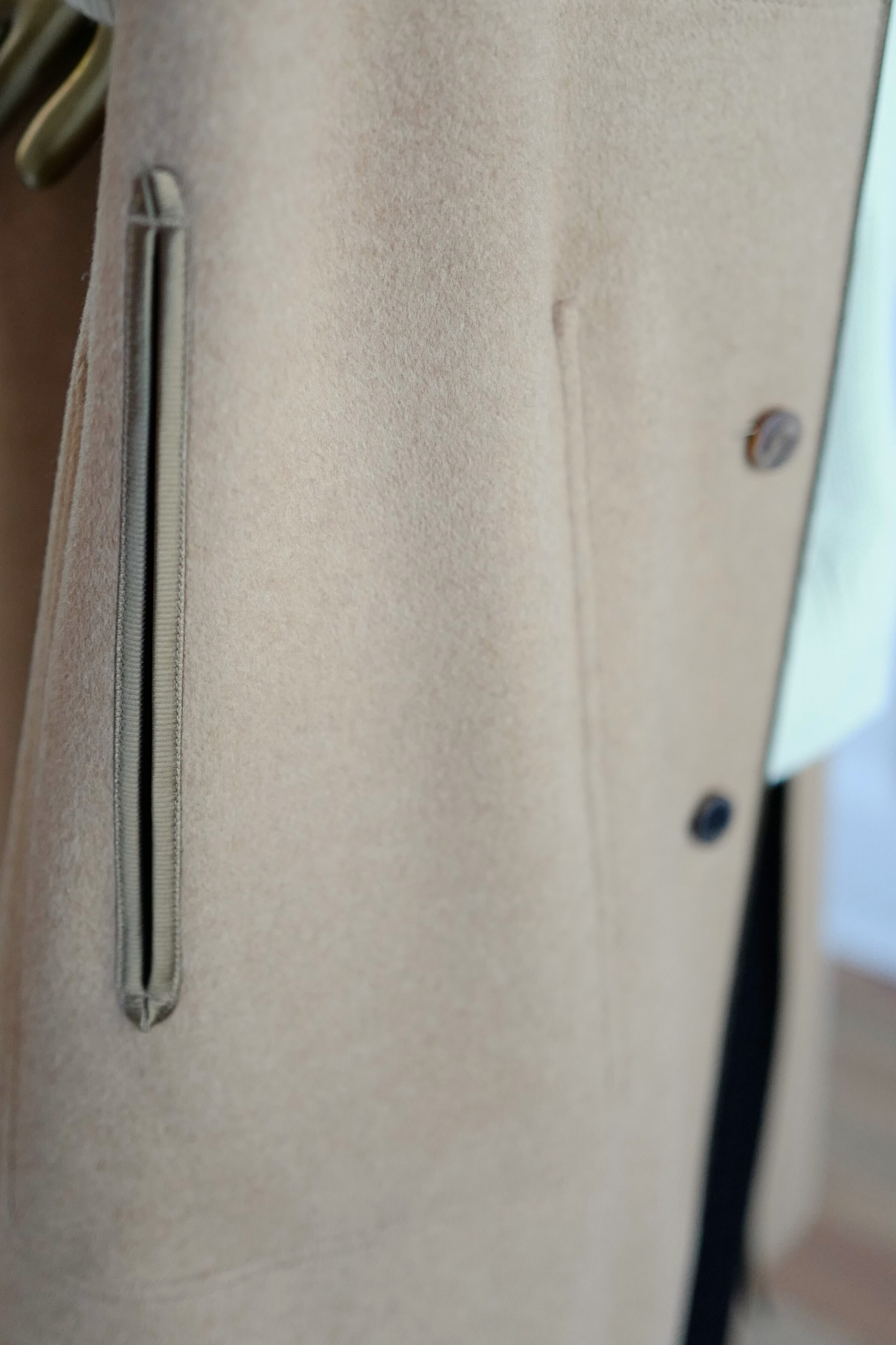 Hermès Women’s Overcoat Size 34 Beige Camel Hair Coat