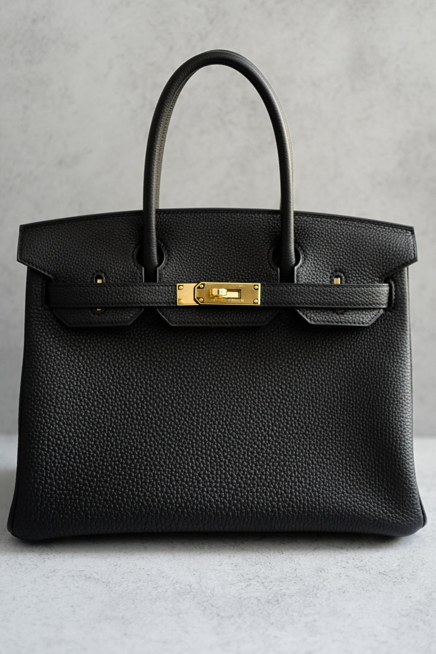 BNIB Hermes Birkin 30 Black Togo Leather Gold Hardware G Stamp 2026
