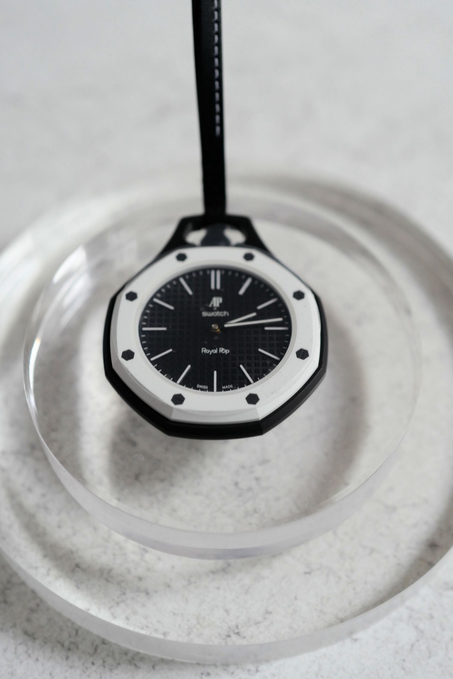 Audemars Piguet x Swatch Royal Pop Panda Black White Mechanical Watch