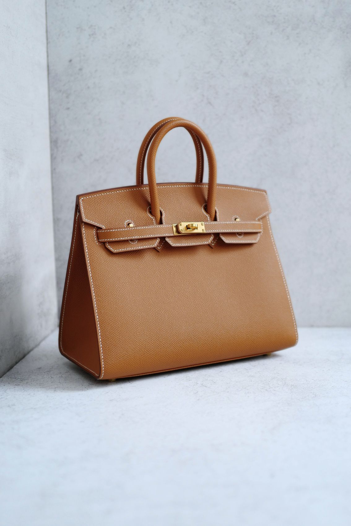 Hermès Birkin 25 Gold Epsom Sellier Gold Hardware 2022 U Stamp