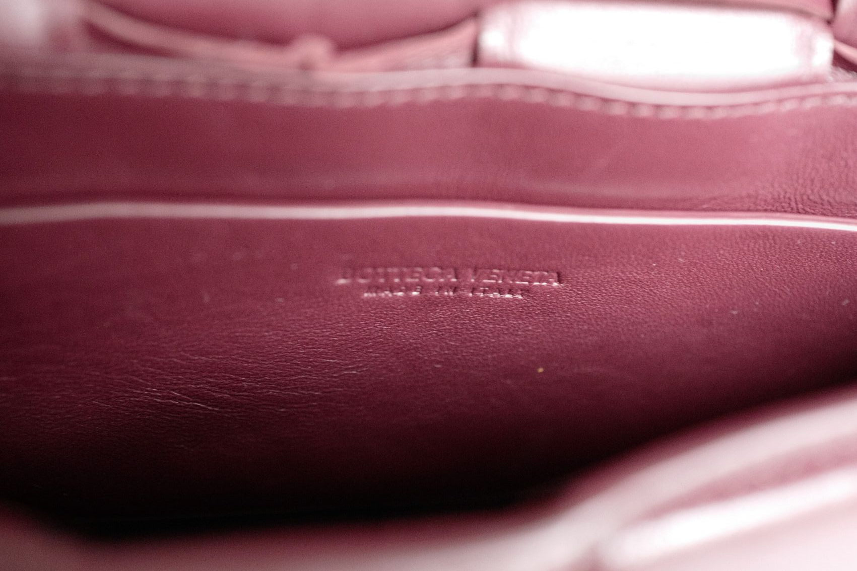 Bottega Veneta Padded Burgundy Small Cassette Belt Bag NEW