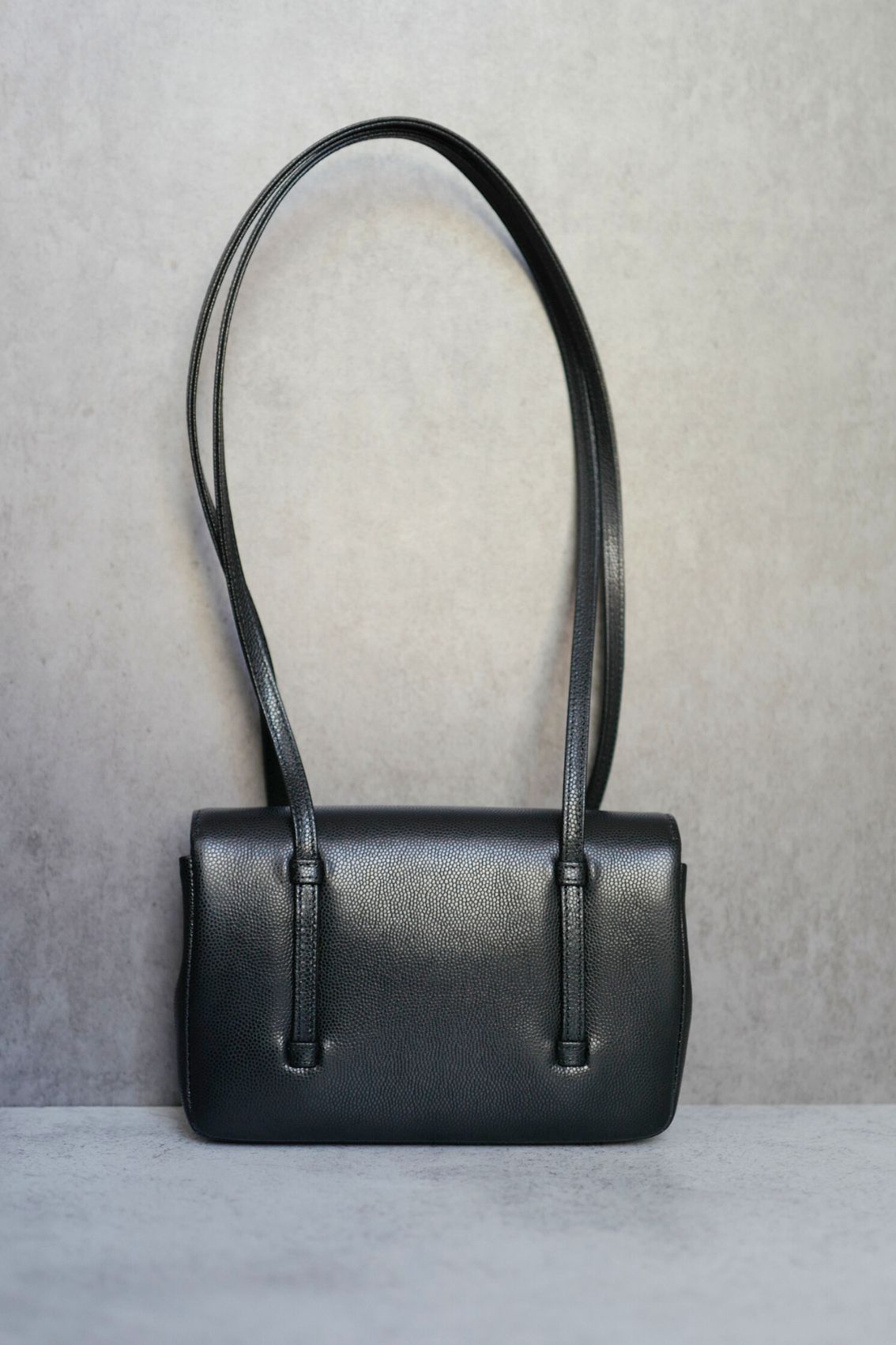 Chanel 26 Preppy Coco 17 Mini Black Grained Shiny Calfskin Gold Hardware