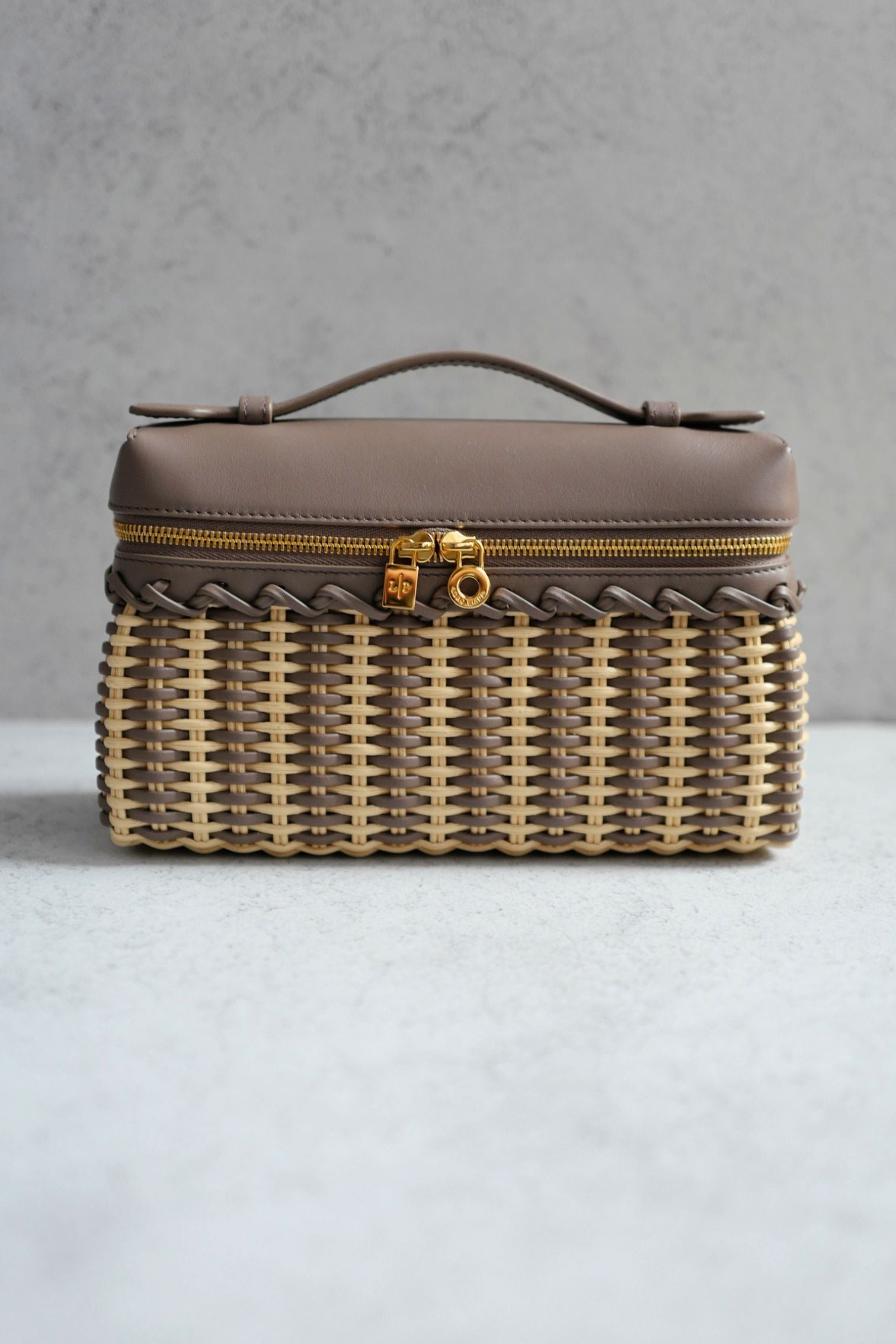 Loro Piana Extra Pocket L19 East West Wicker Malt/Almond Tree/Sun Gold Calfskin
