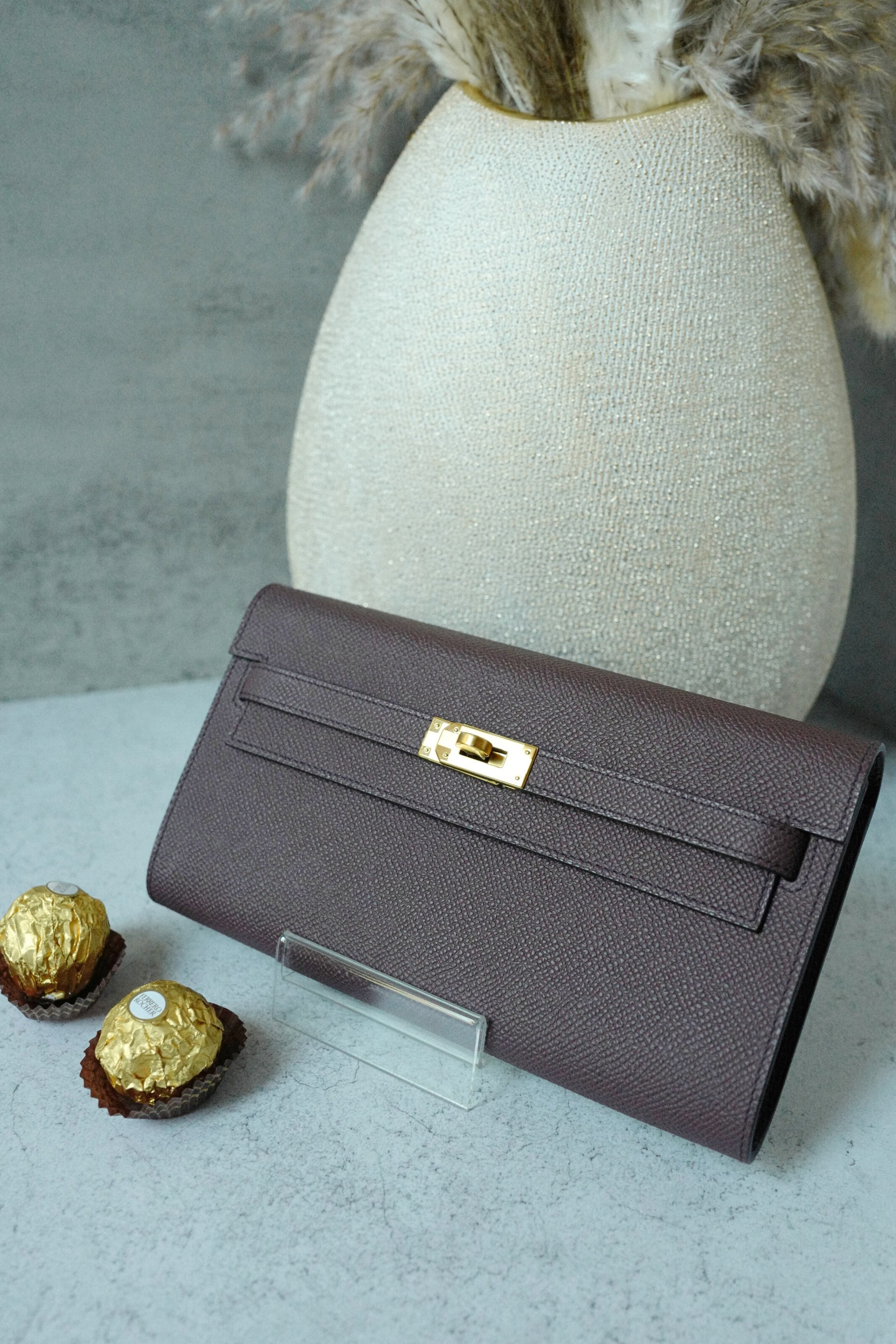Hermès Kelly To Go Rouge Sellier Epsom Leather Gold Hardware Crossbody Bag
