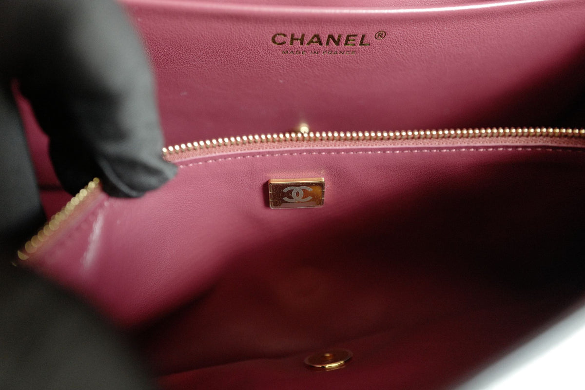 NEW Chanel 26S Maxi 32 Flapbag Black Grained Calfskin Gold Hardware