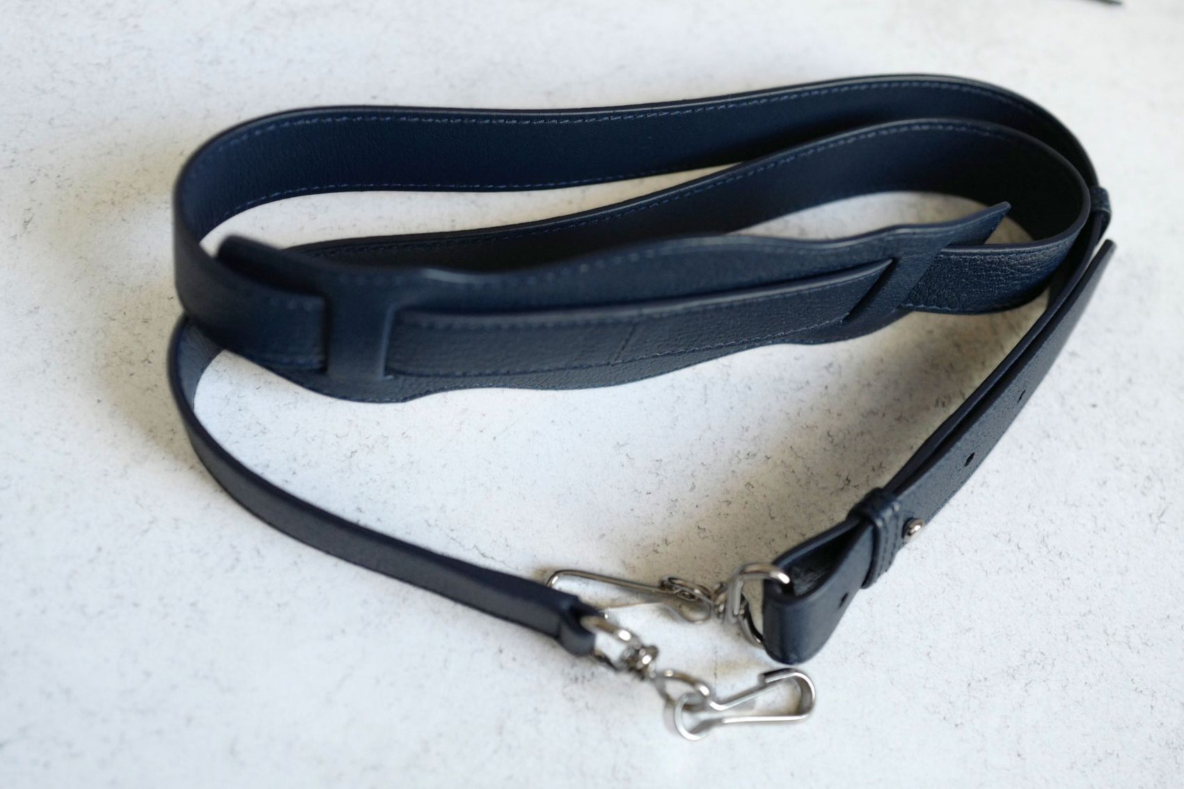 Balenciaga city small in Navy Silver Hardware