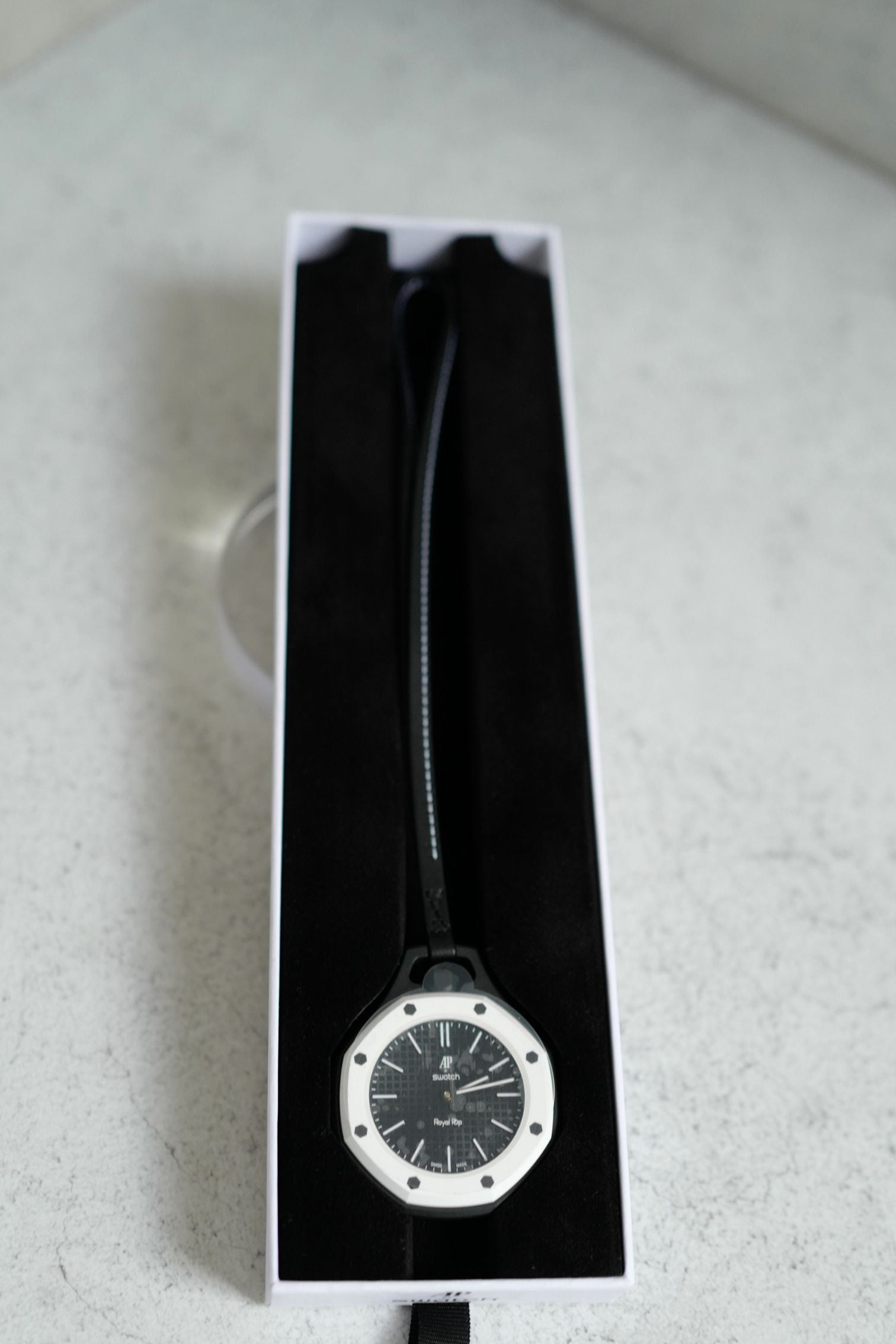 Audemars Piguet x Swatch Royal Pop Panda Black White Mechanical Watch