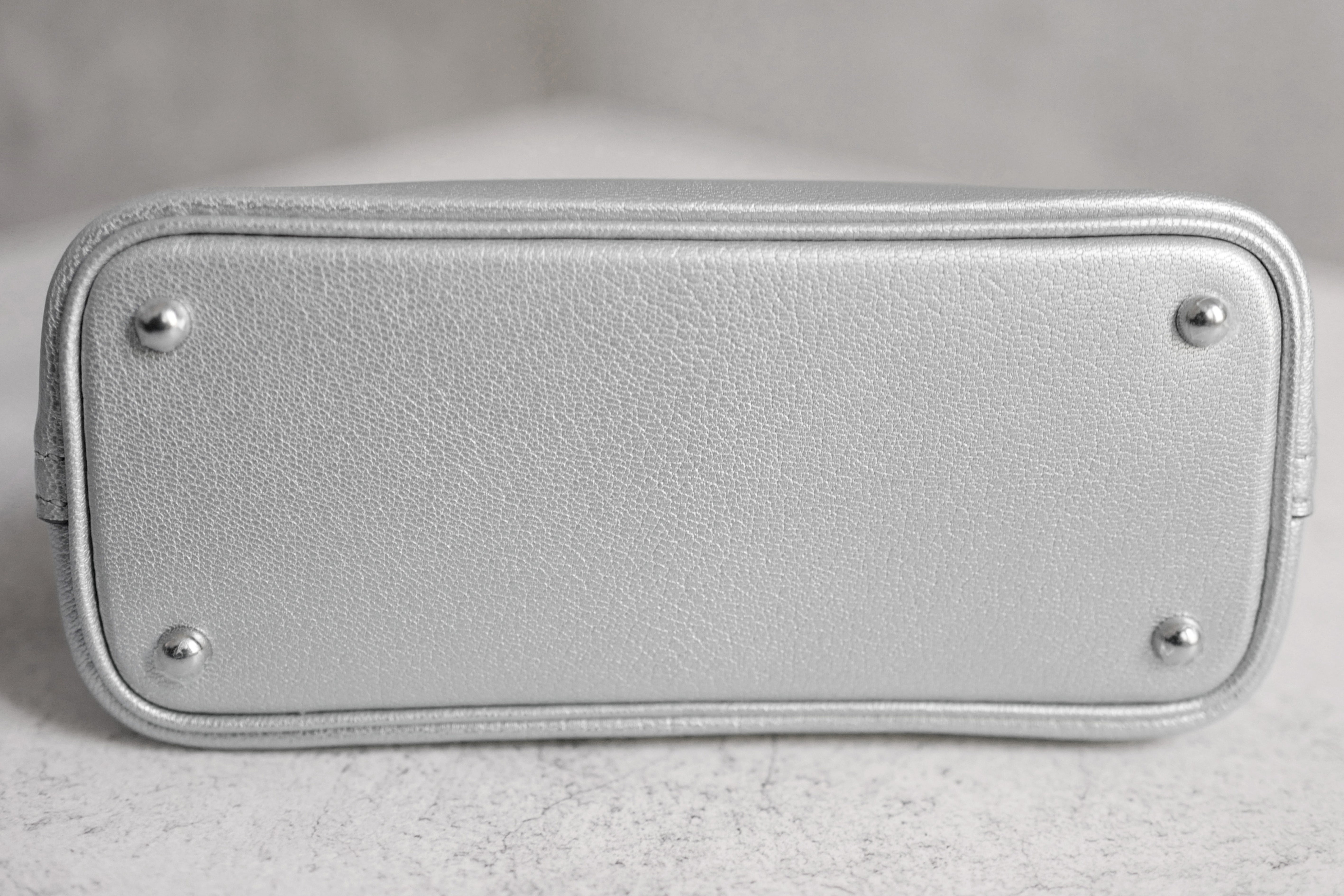 Hermès Bolide 1923 Mini Bag Silver Chamkilight Goatskin PHW G Stamp 2026
