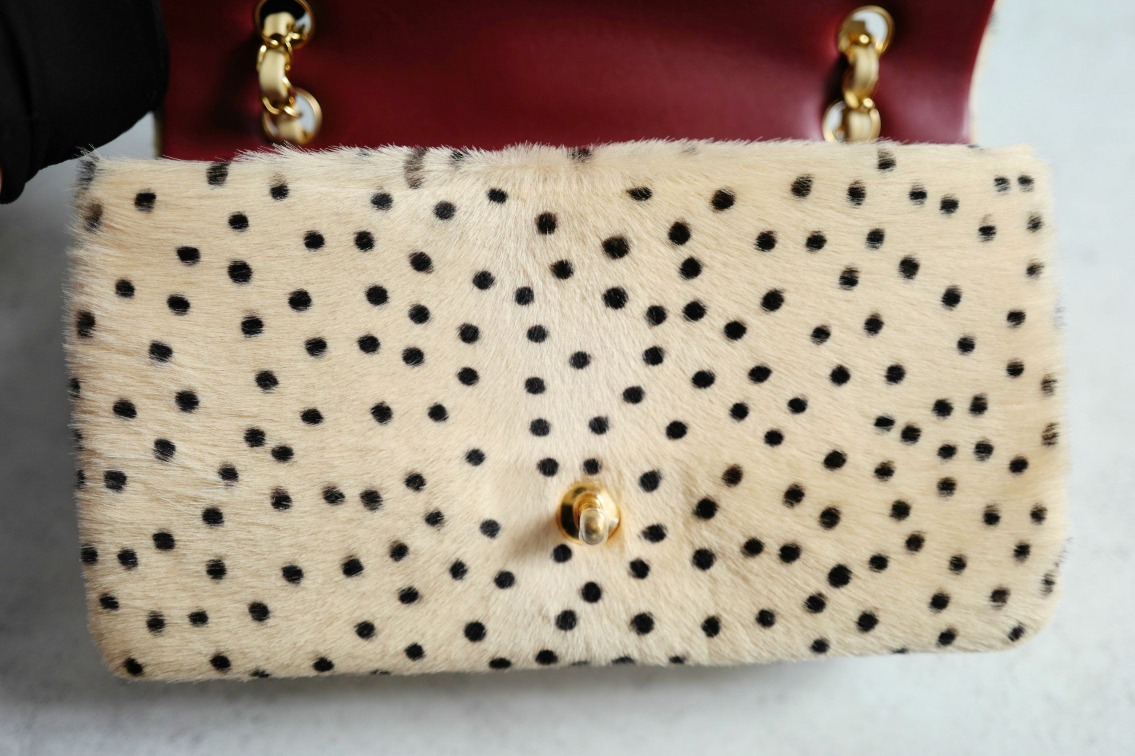 Chanel 26A Métiers d’Art Classic Flap Leopard Pony Lambskin Light Beige & Black