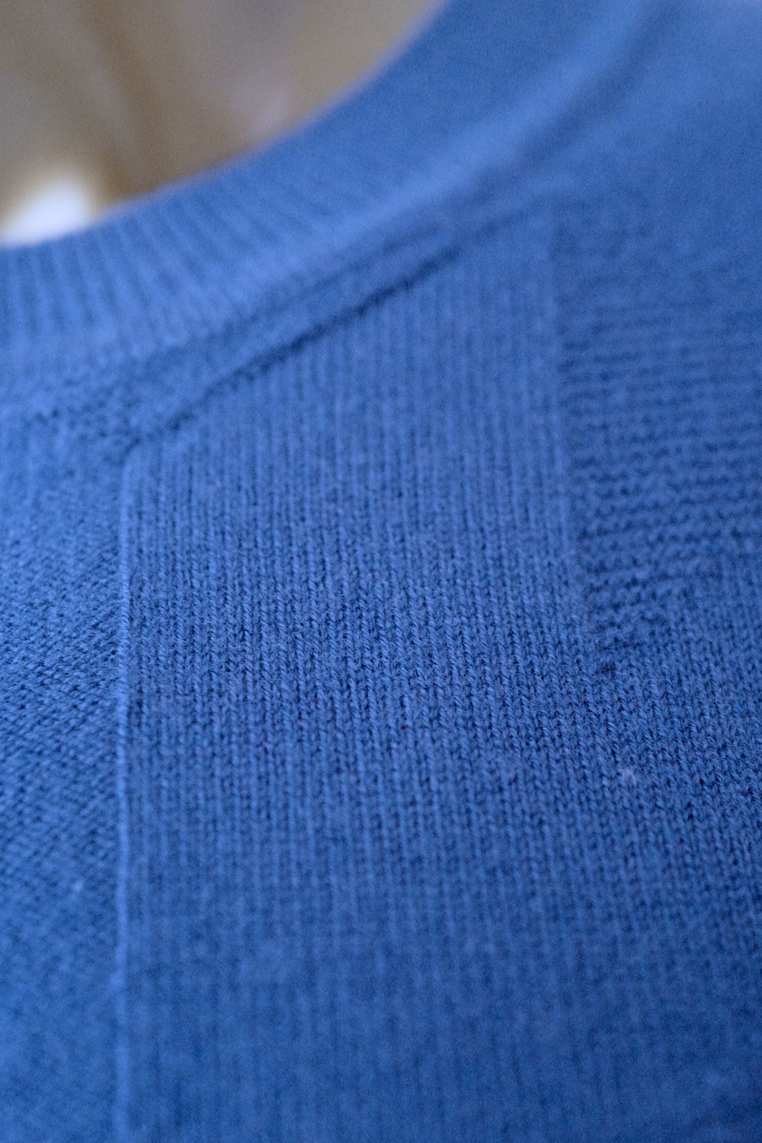 Hermès Pull Manches Longues Bleu Payne Size 38