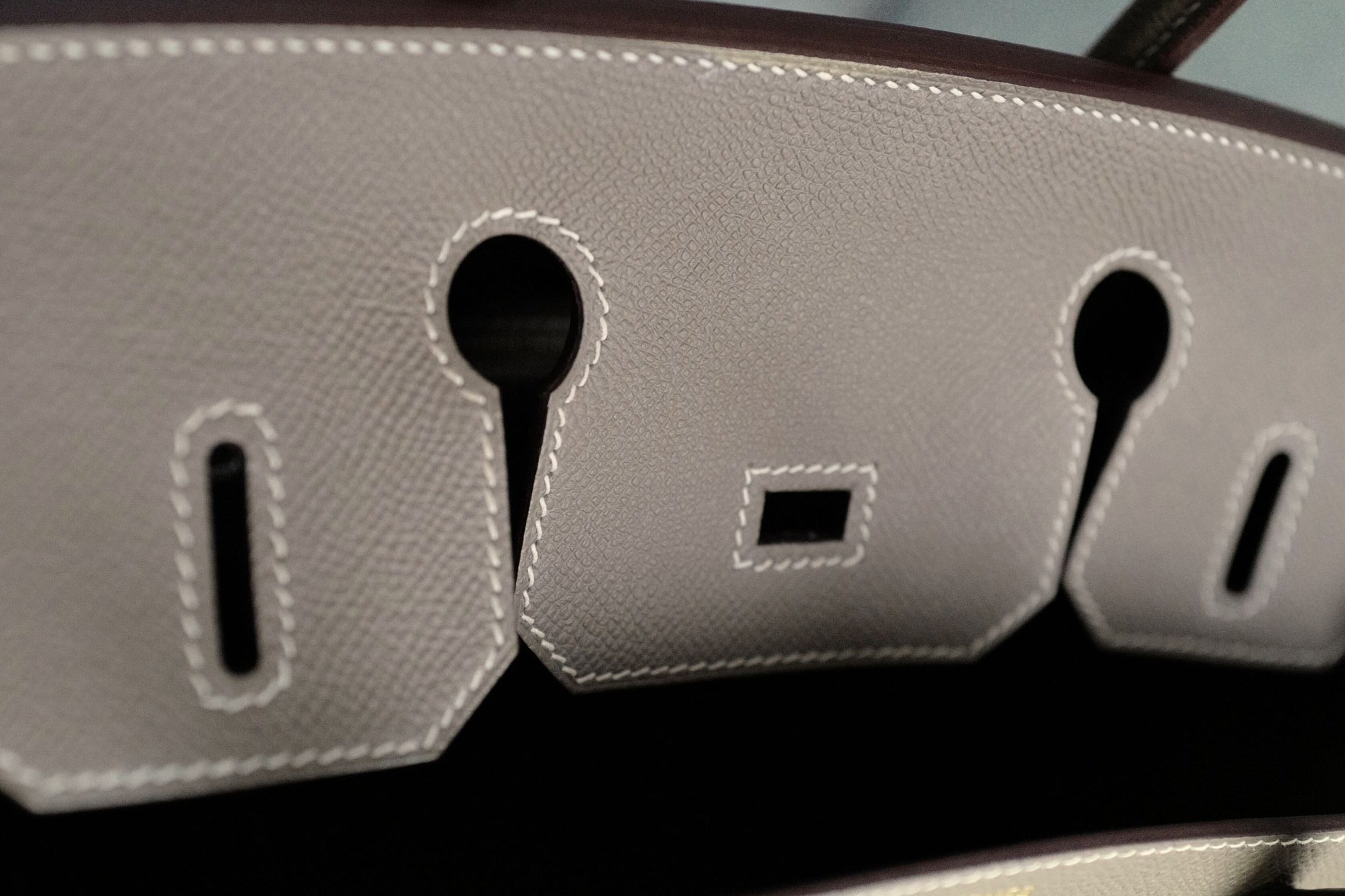 Hermès Birkin 30 Etoupe Epsom Leather Sellier with Gold HW Stamp Z