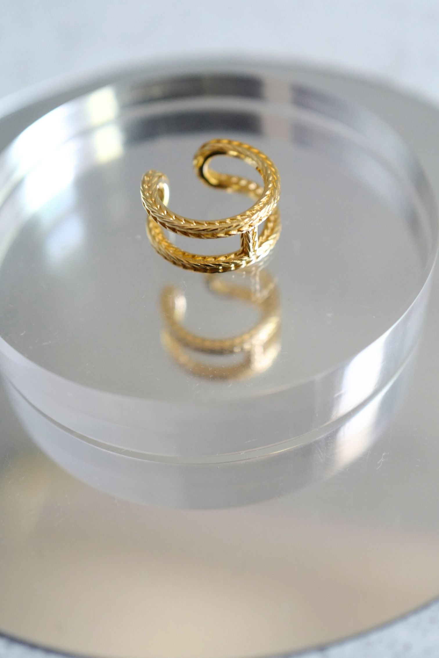 Hermès Chaine d’Ancre Danaé Ring Small Model Yellow Gold 18K Size 52