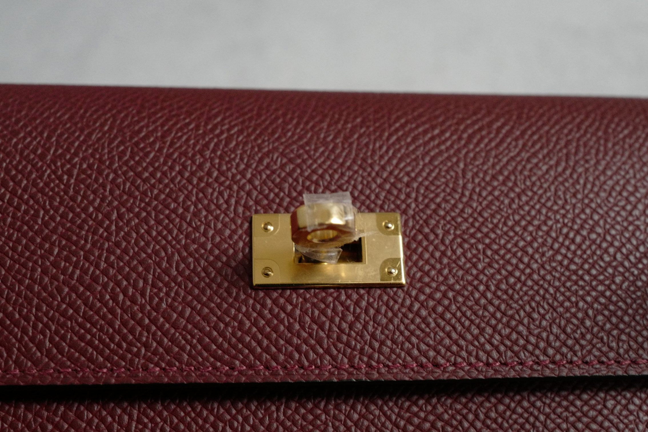 Hermès Kelly Classique To Go Wallet Rouge H Epsom Calfskin GHW G Stamp 2026
