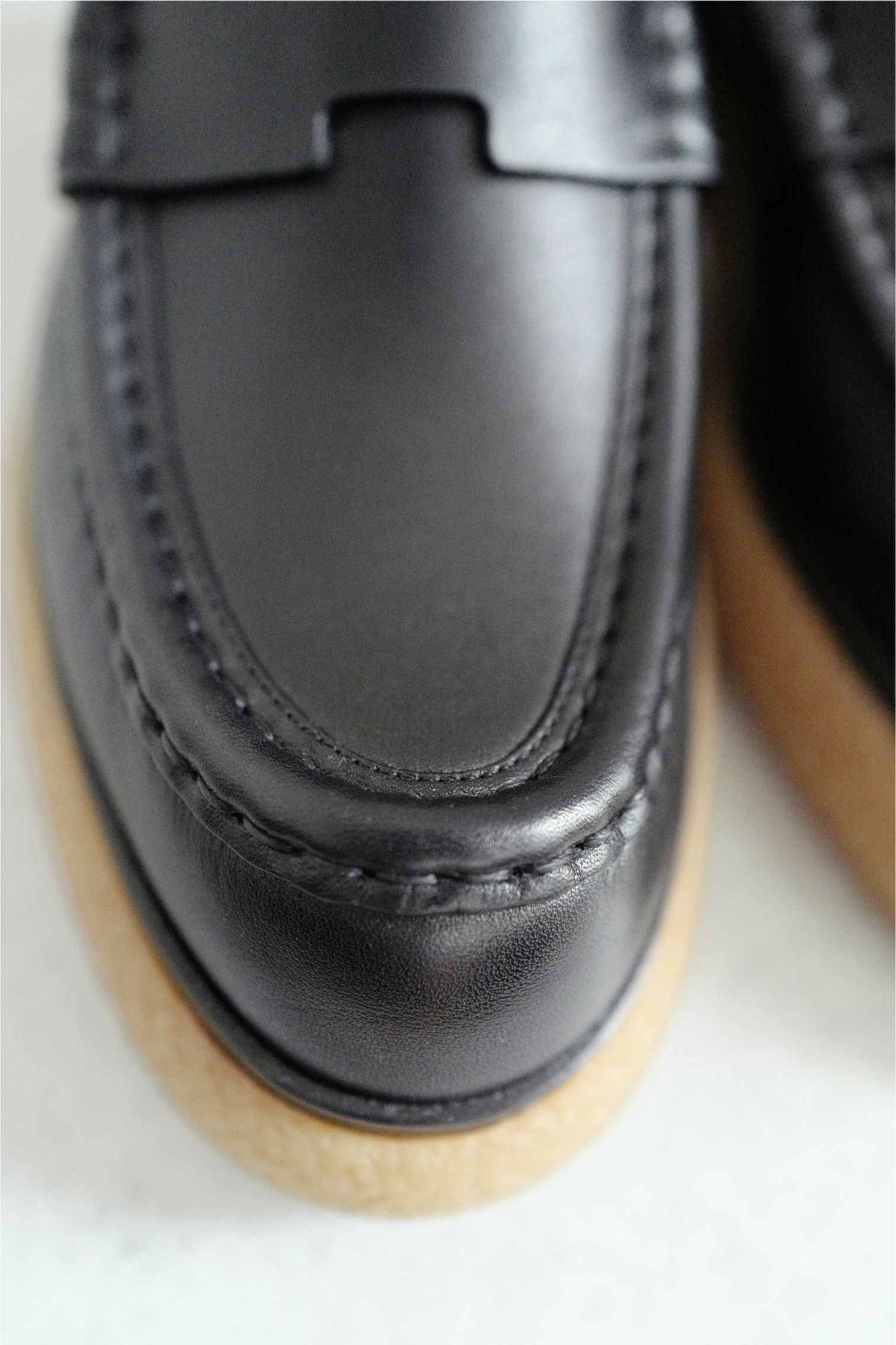 Hermes Fanny H Platform Loafers Size 37 In Noir BNIB