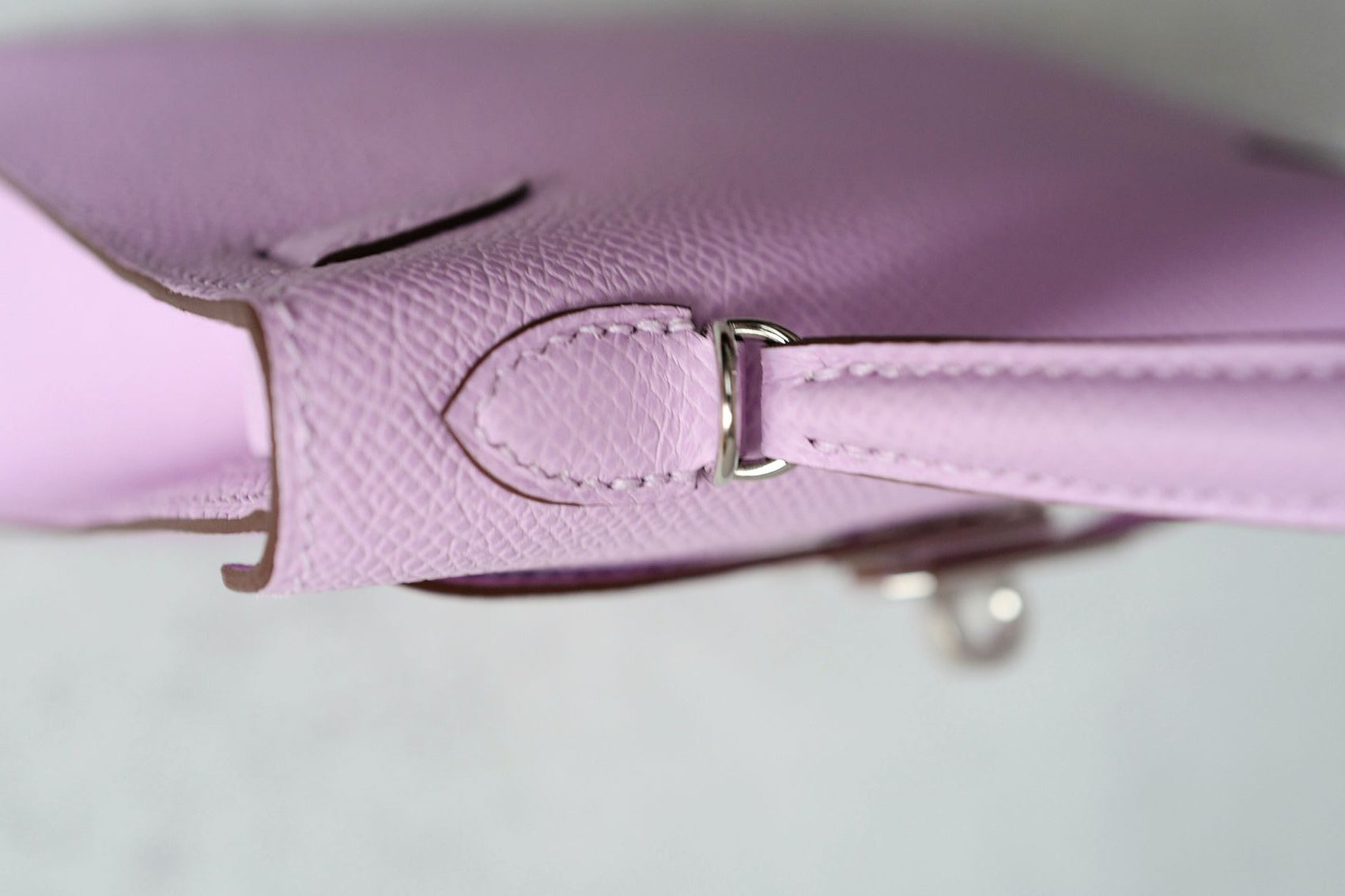 Hermès Kelly II Mini Sellier Guimauve Veau Epsom PHW Stamp K