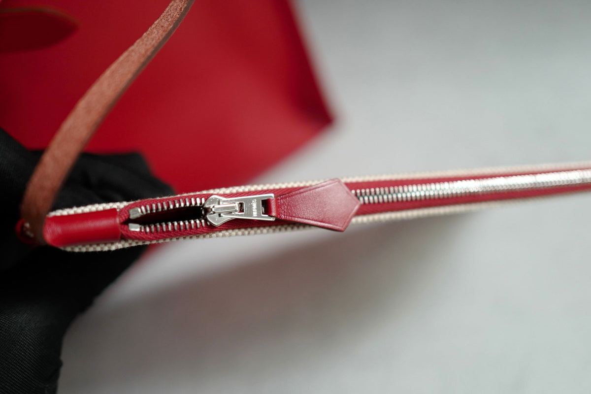 BNIB Hermes Herbag Zip 31 Berline Rouge Piment Waterproof
