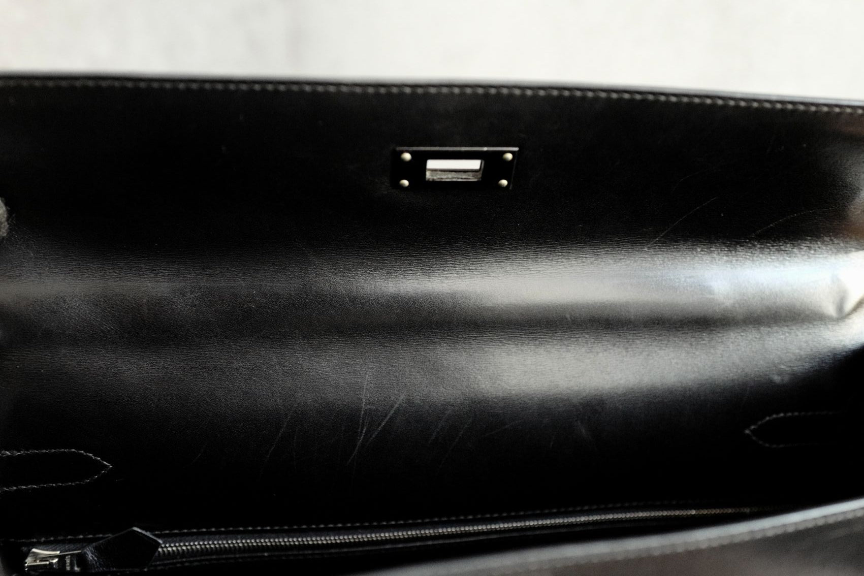 Hermès Kelly 35 So Black Box Calfskin with Black PVD Hardware Limited Edition