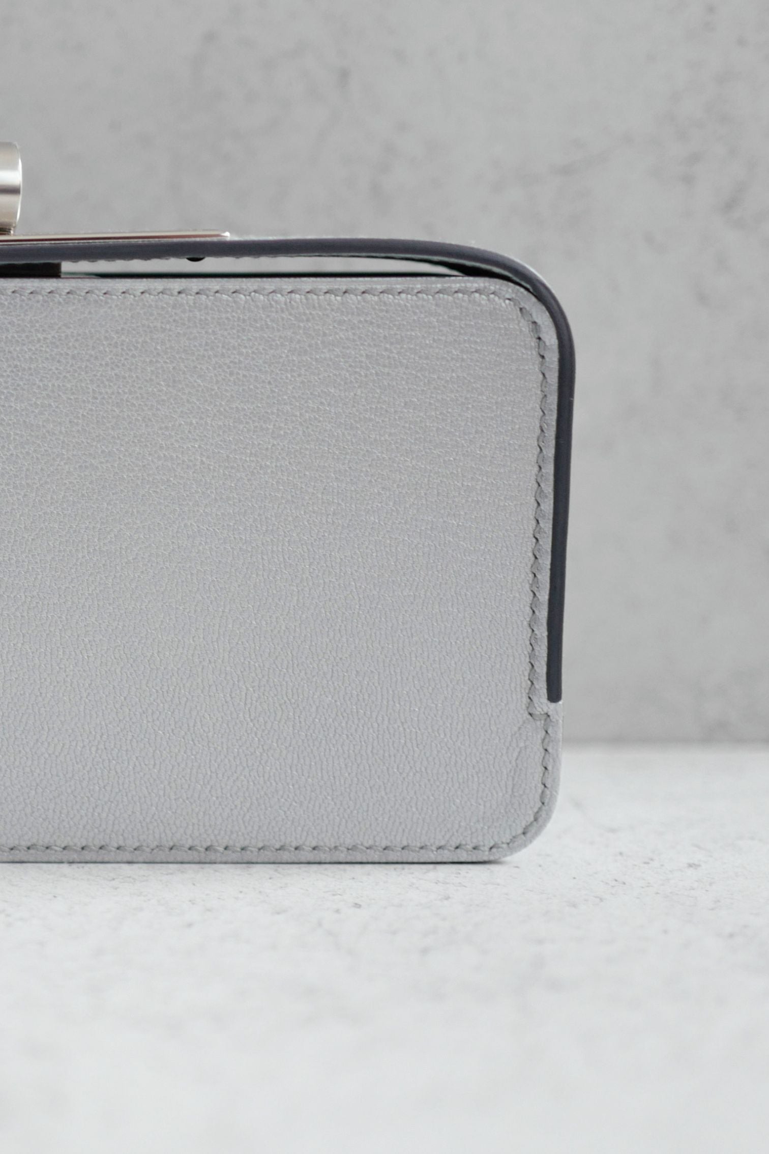 BNIB Hermes Clutch Sanglons Argent Chamkila Goatskin PHW G Stamp 2026