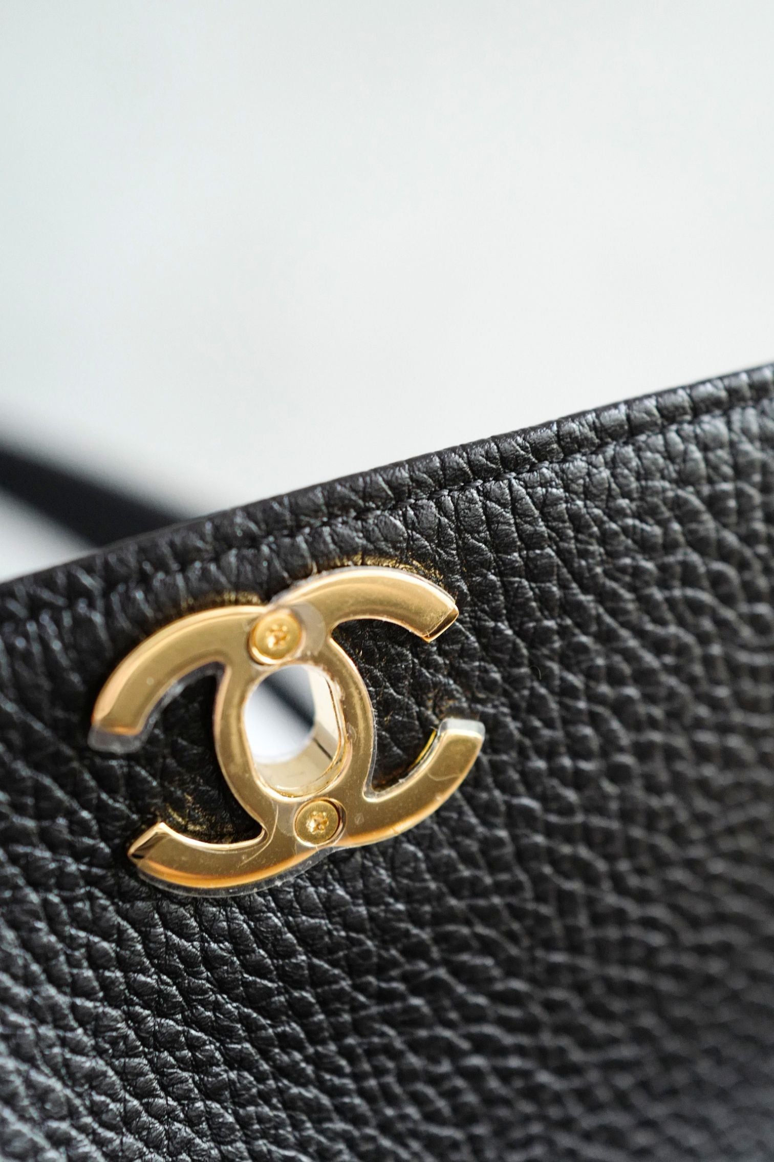 Chanel 26S Small Shopping Bag Matthieu Blazy Black/Ecru Tweed Leather SS26