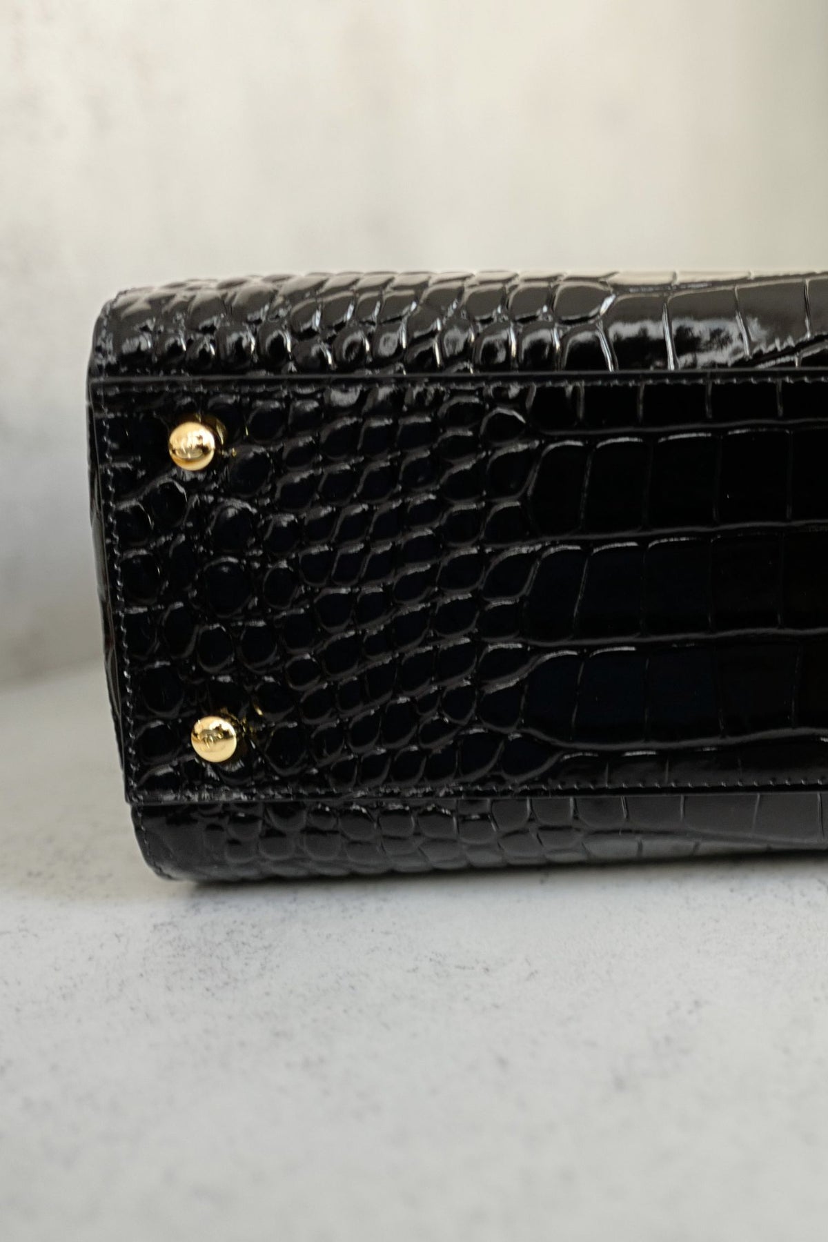 NEW Chanel 26K Matthieu Blazy's Small Tote Black Croc Embossed Calfskin GHW