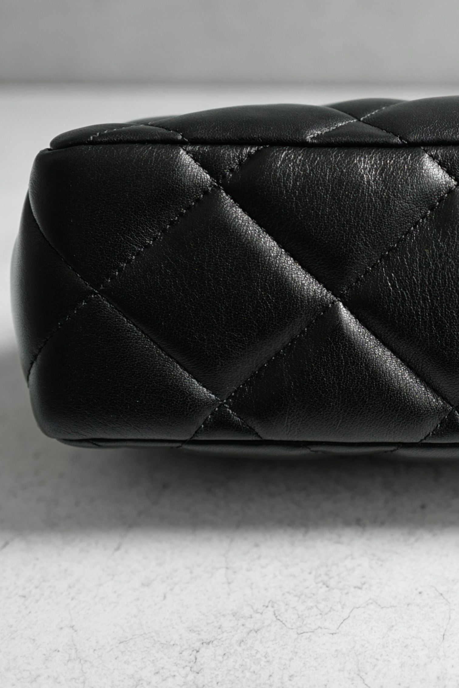 BNIB Chanel 24P Clutch On Chain Lambskin With CC Champagne Gold Hardware