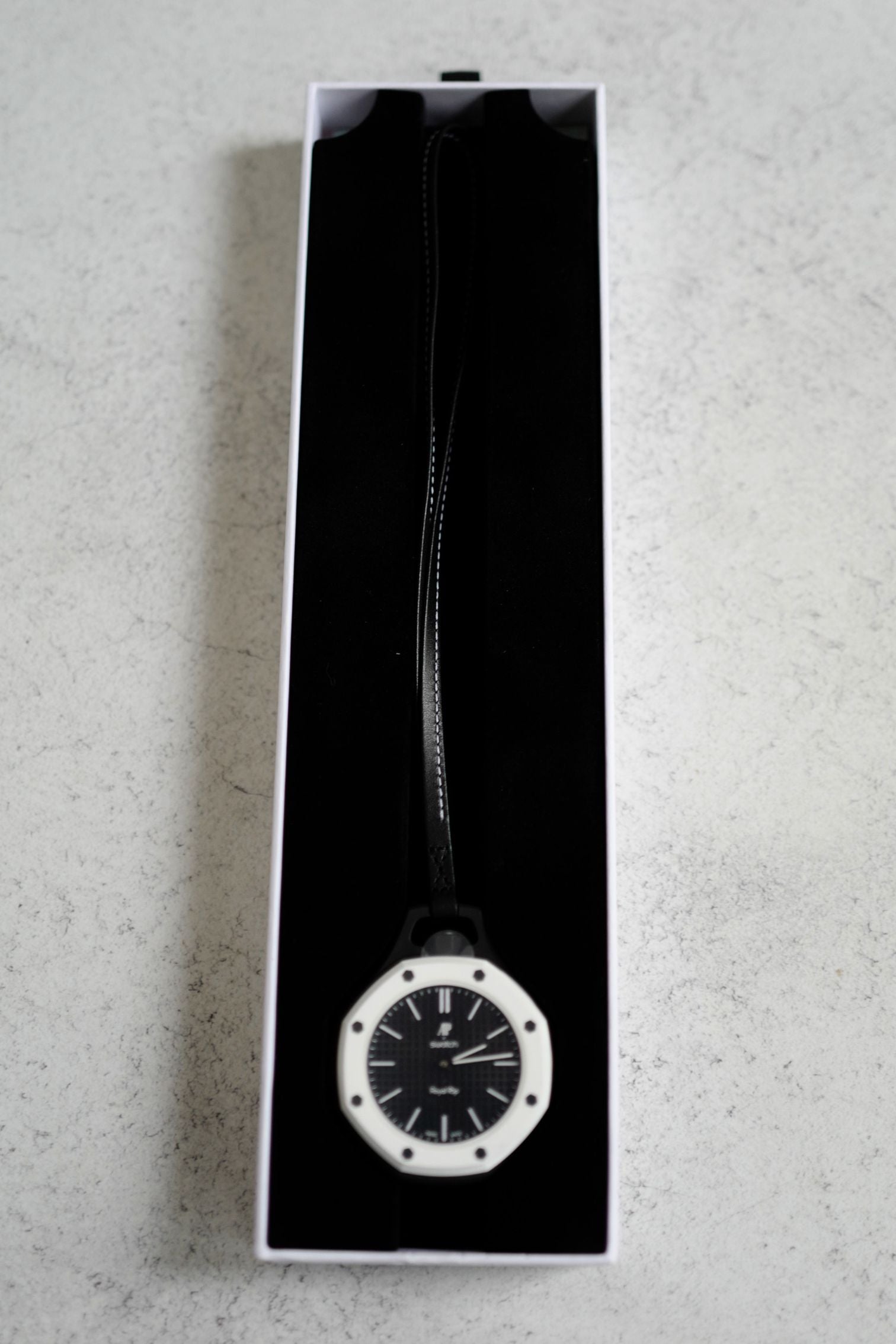 Audemars Piguet x Swatch Royal Pop Panda Black White Mechanical Watch