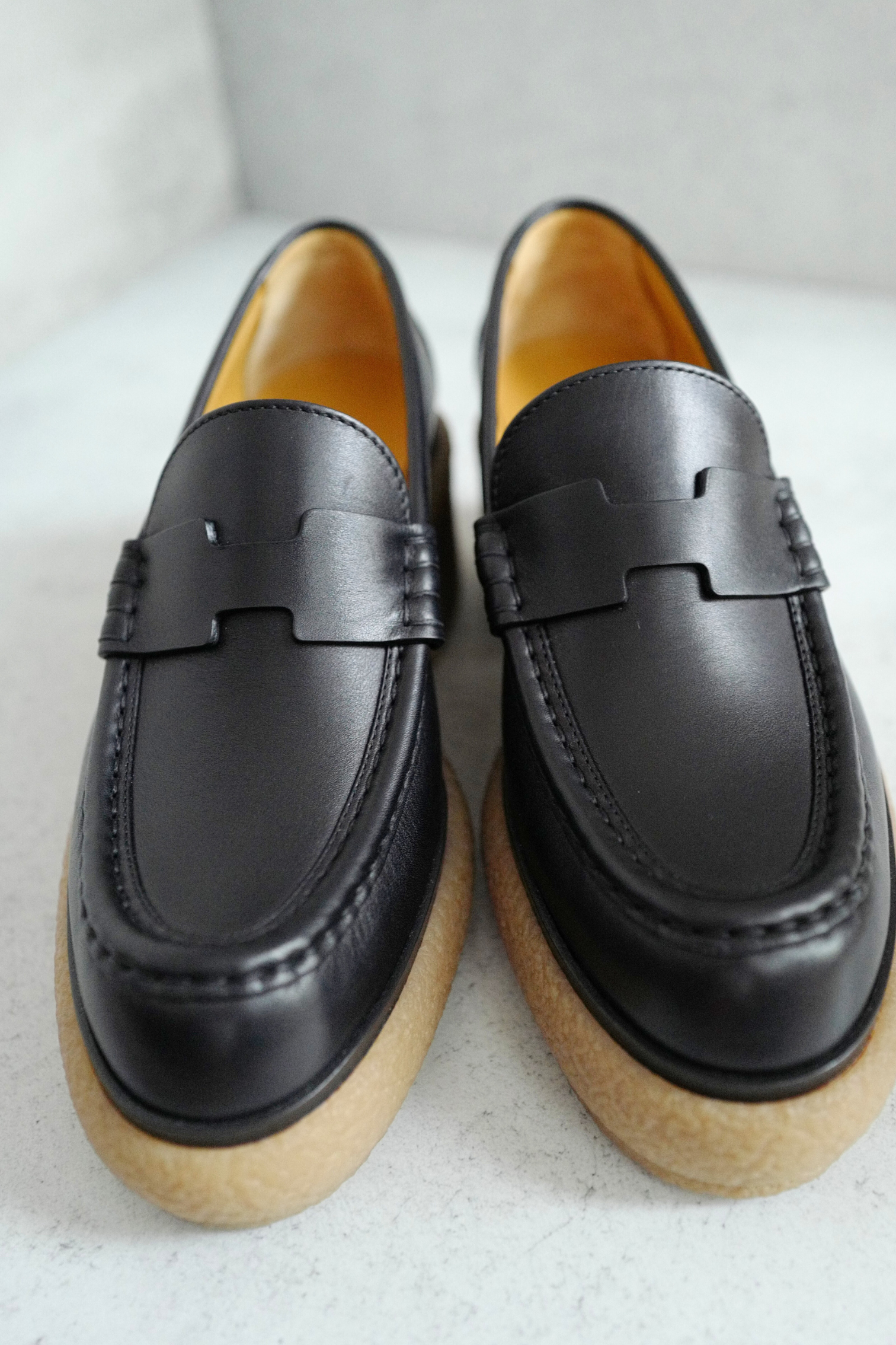 Hermes Fanny H Platform Loafers Size 37 In Noir BNIB